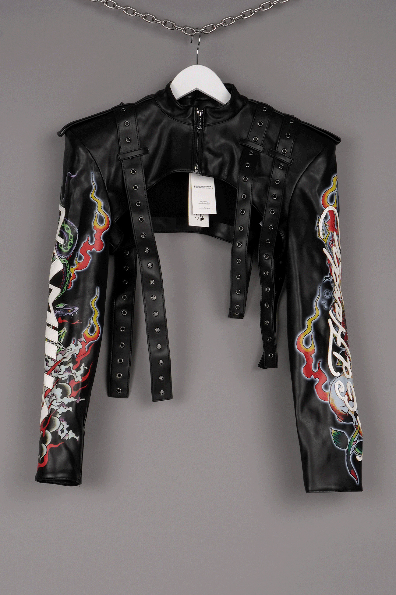 BLACK SIREN SKULL CHOKER JACKET