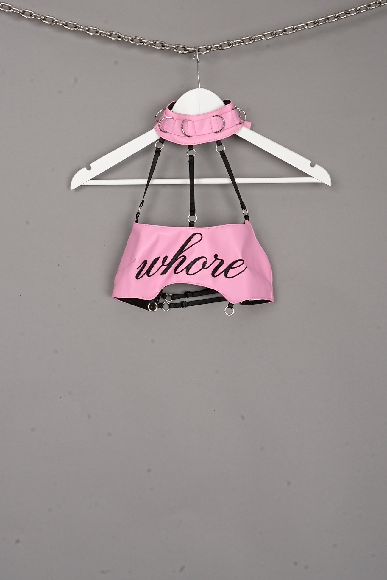 W*HRE CHOKER TOP PINK - ONE-OFF