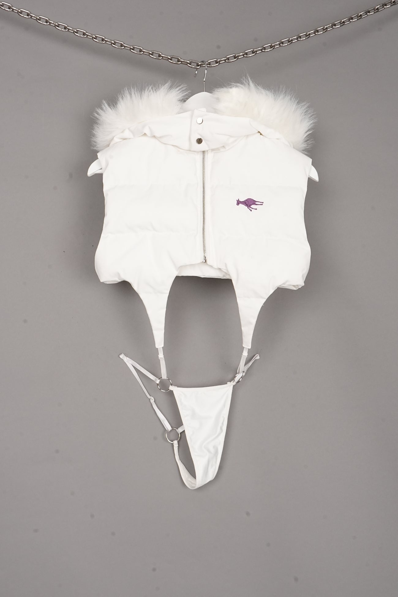 BORN TO RIDE PUFFER VEST - ONE OFF