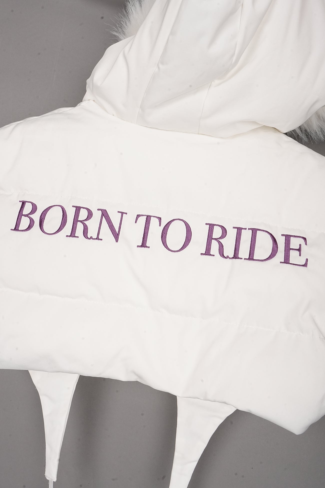 BORN TO RIDE PUFFER VEST - ONE OFF