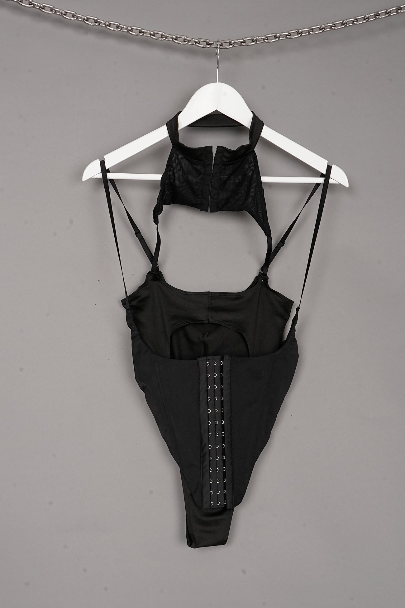 CONTOUR CORSET BODYSUIT BLACK