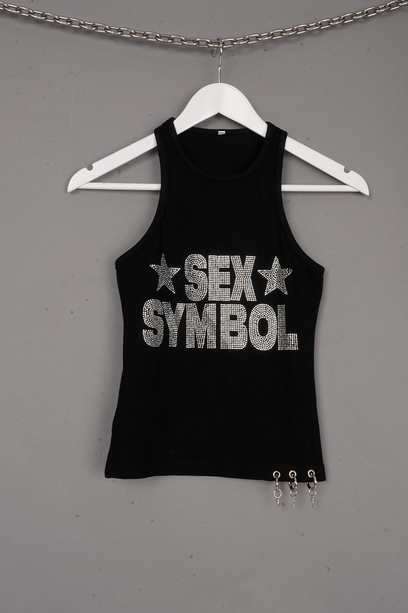 SEX SYMBOL TANK TOP BLACK