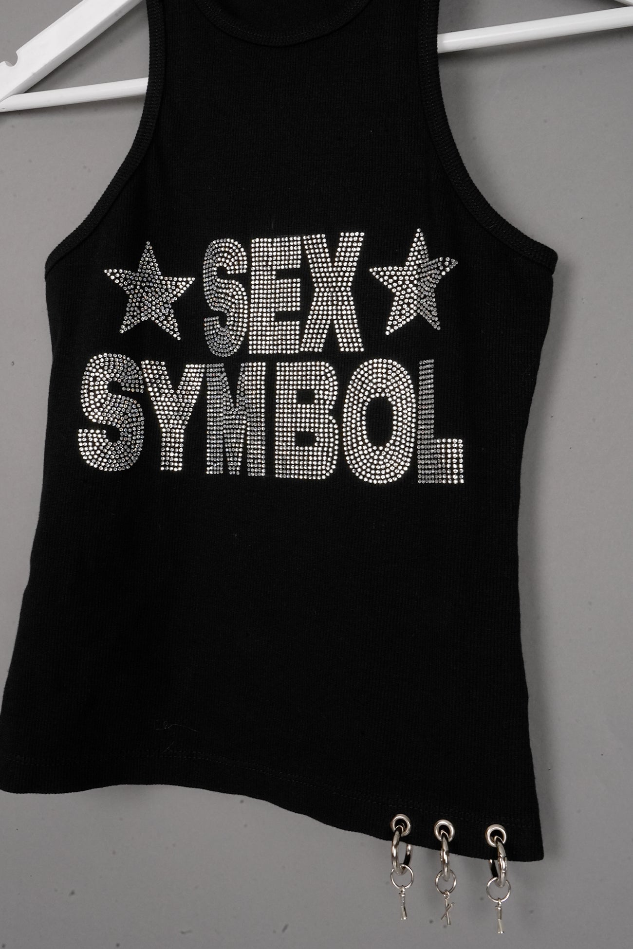SEX SYMBOL TANK TOP BLACK