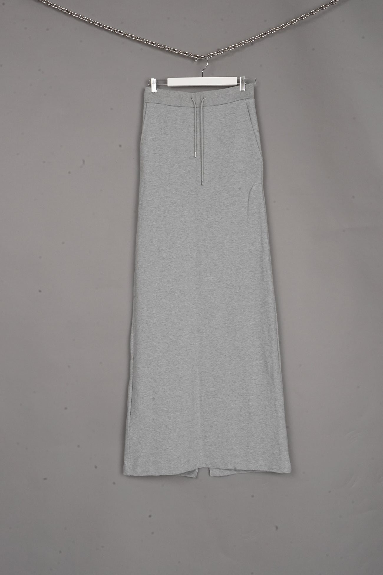 SWEAT MAXI SKIRT GREY