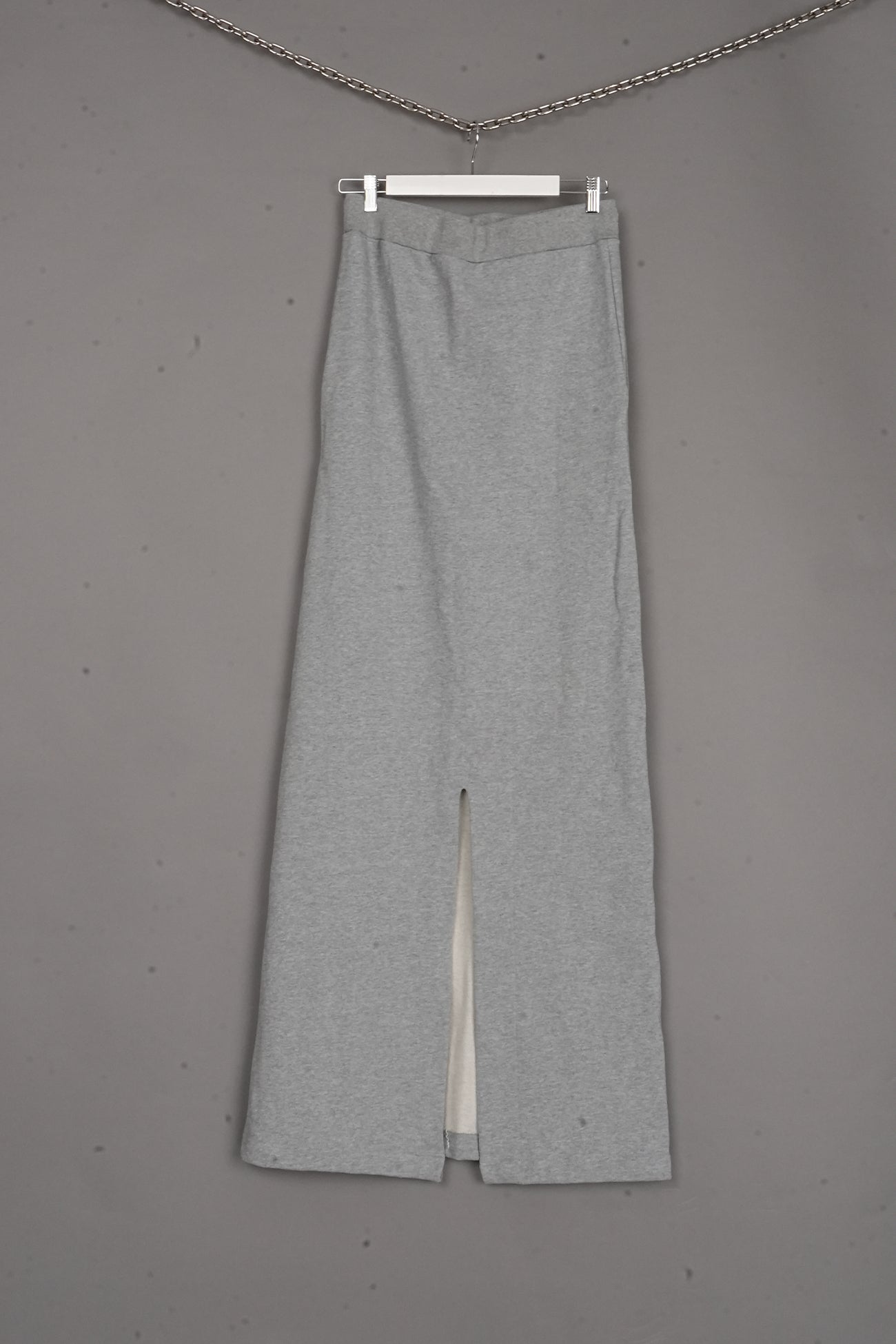 SWEAT MAXI SKIRT GREY