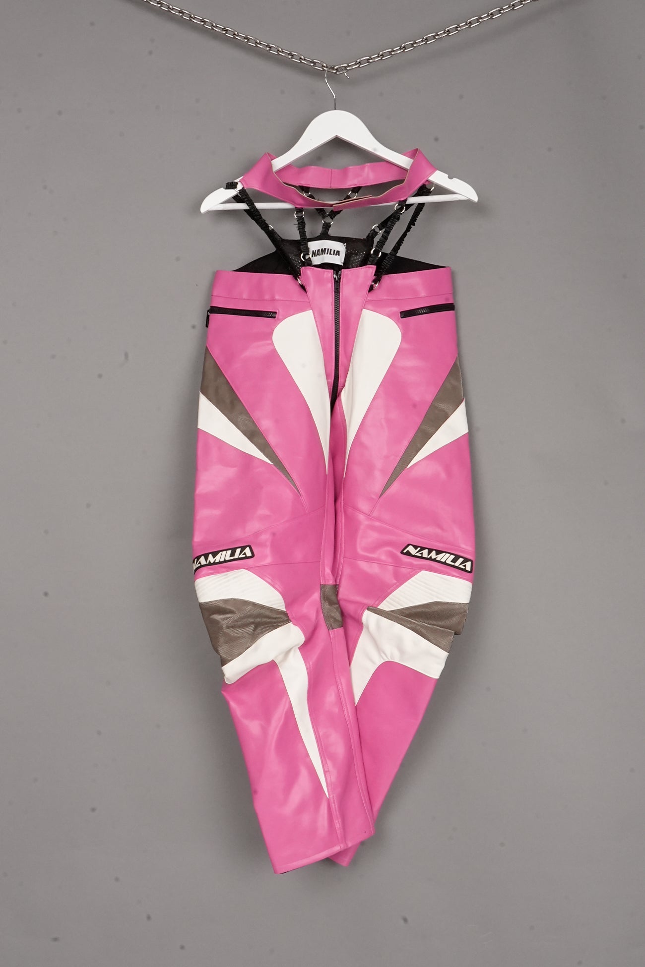 PINK MOTO PANTS - RUNWAY PIECE