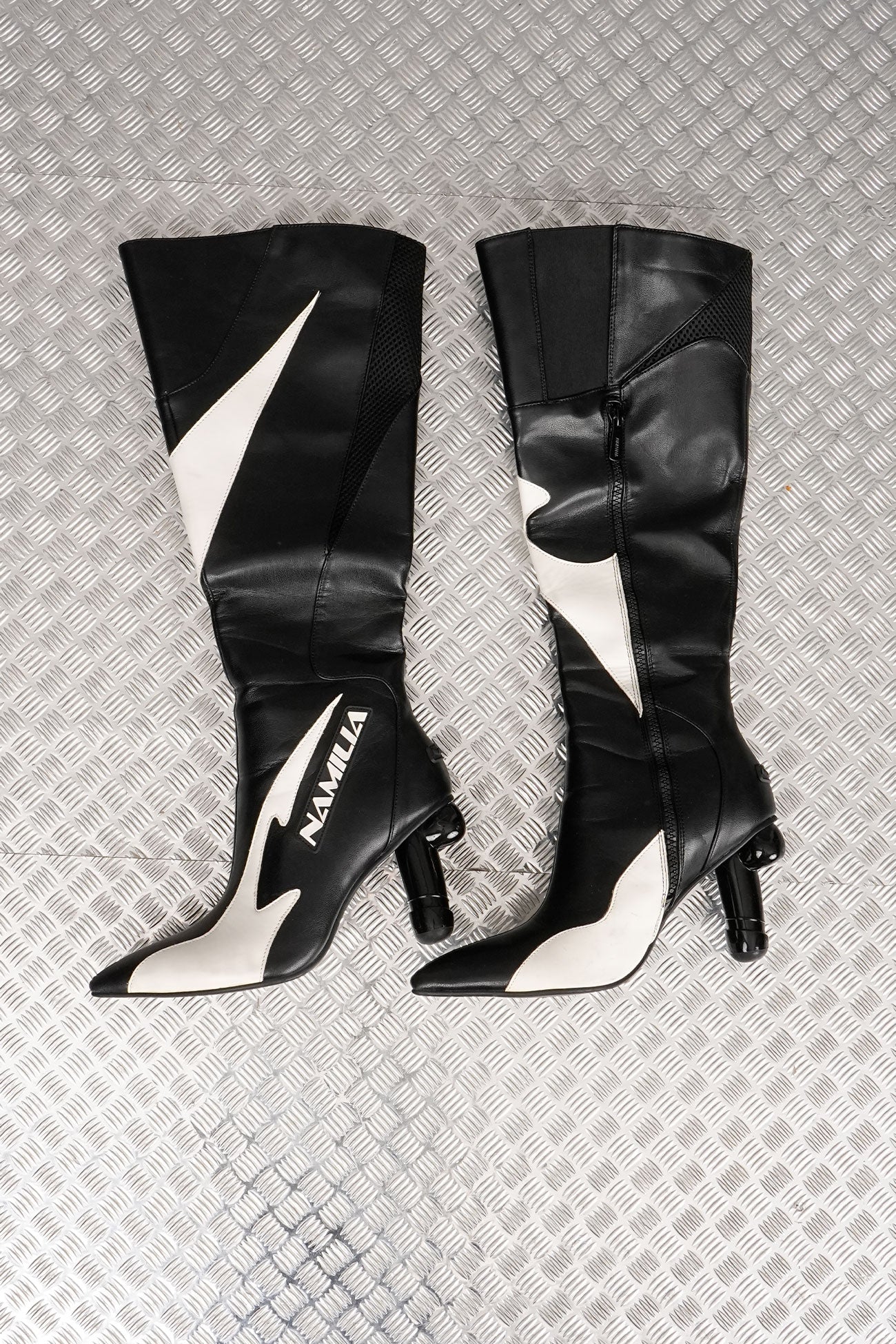 MOTO DICK HEEL BOOT - RUNWAY PIECE
