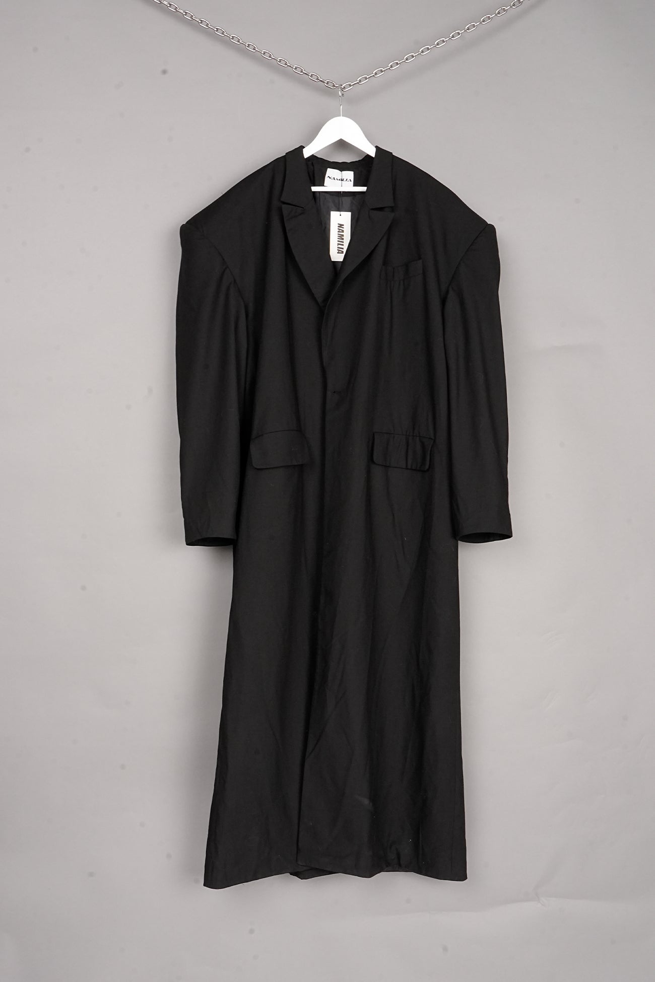 ELONGATED OVERSIZE COAT