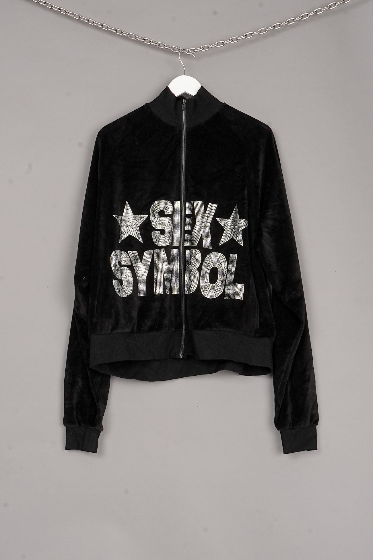 OVERSIZE SEX SYMBOL VELOUR JACKET