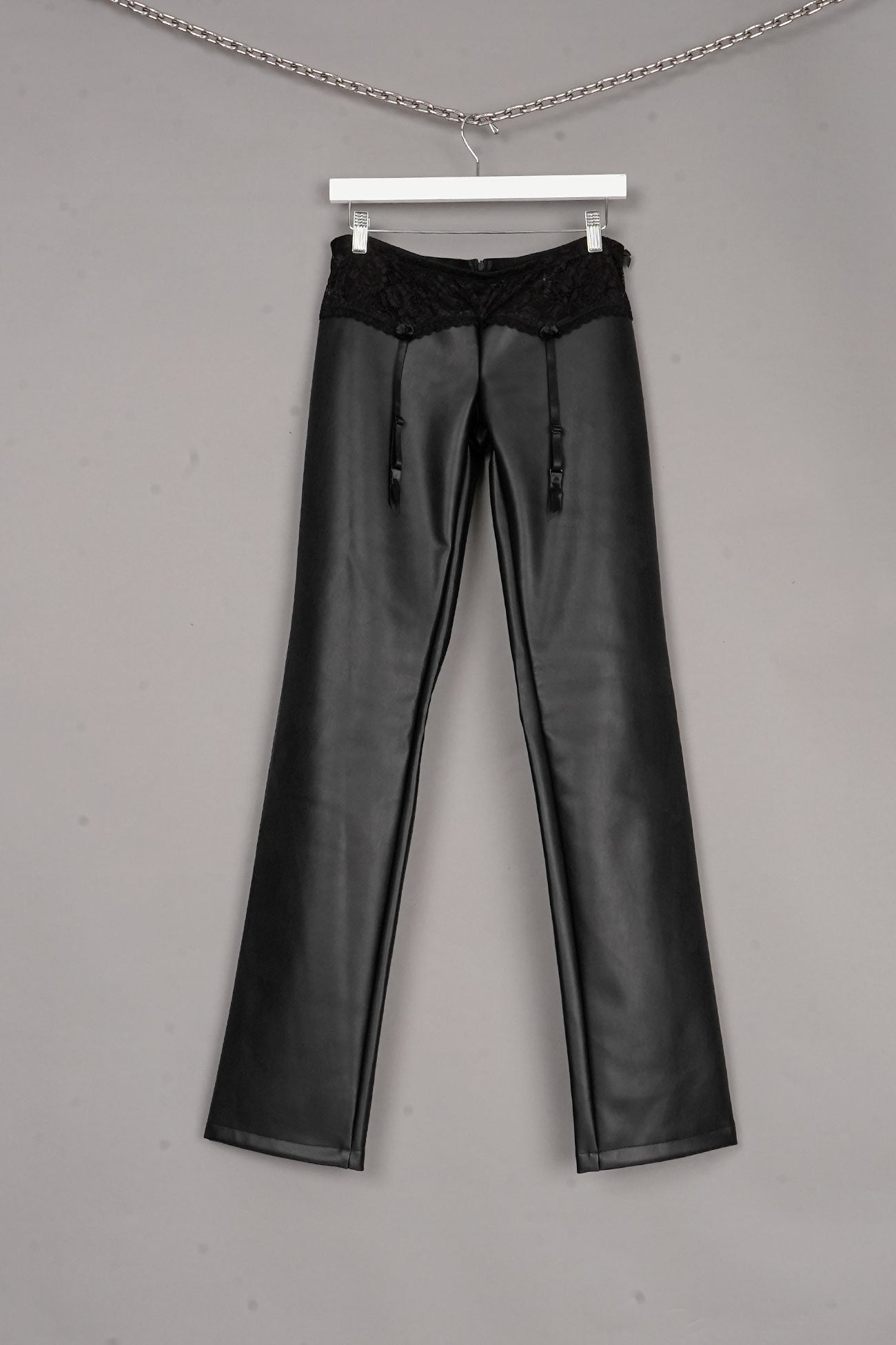 LINGERIE LEATHER PANTS - ONE-OFF