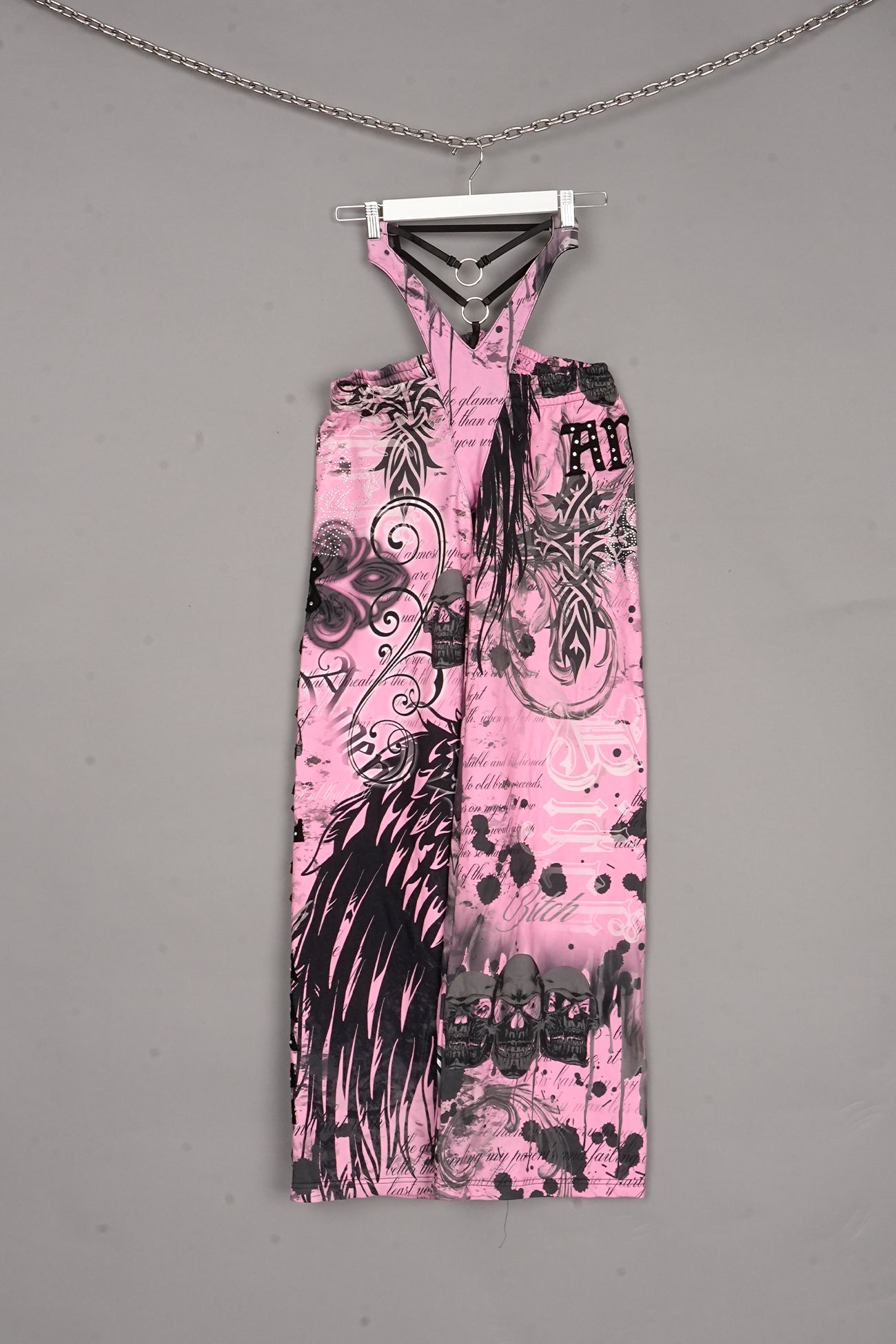 LETHAL ANGEL SWEAT PANTS PINK - ONE-OFF