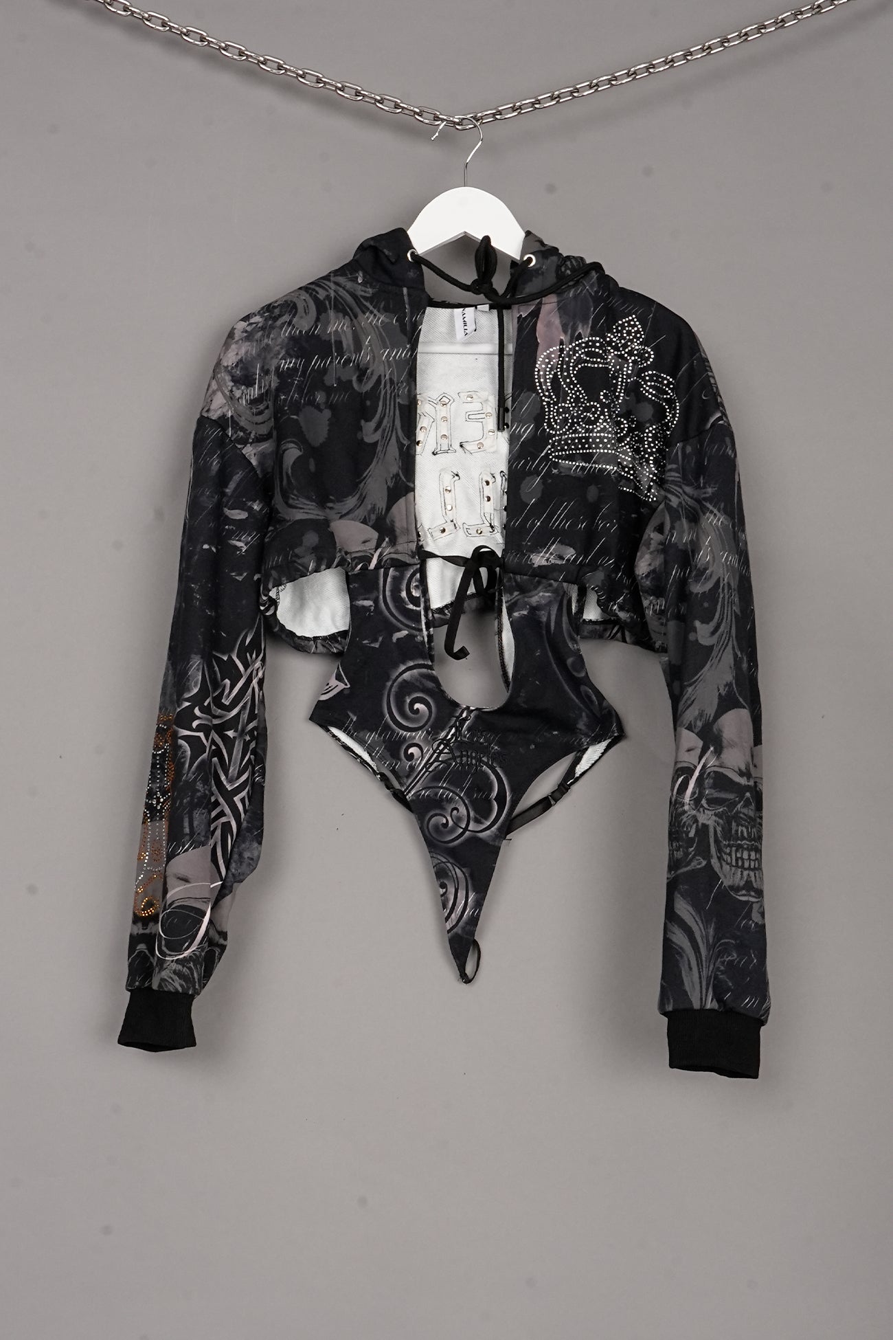 CRYSTAL SWEAT BODYSUIT
