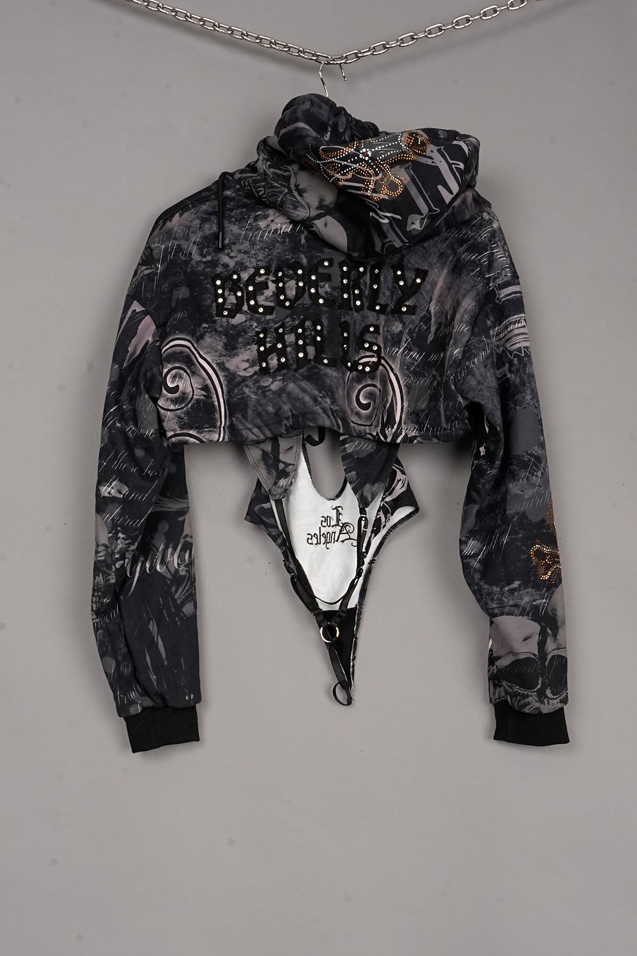 CRYSTAL SWEAT BODYSUIT