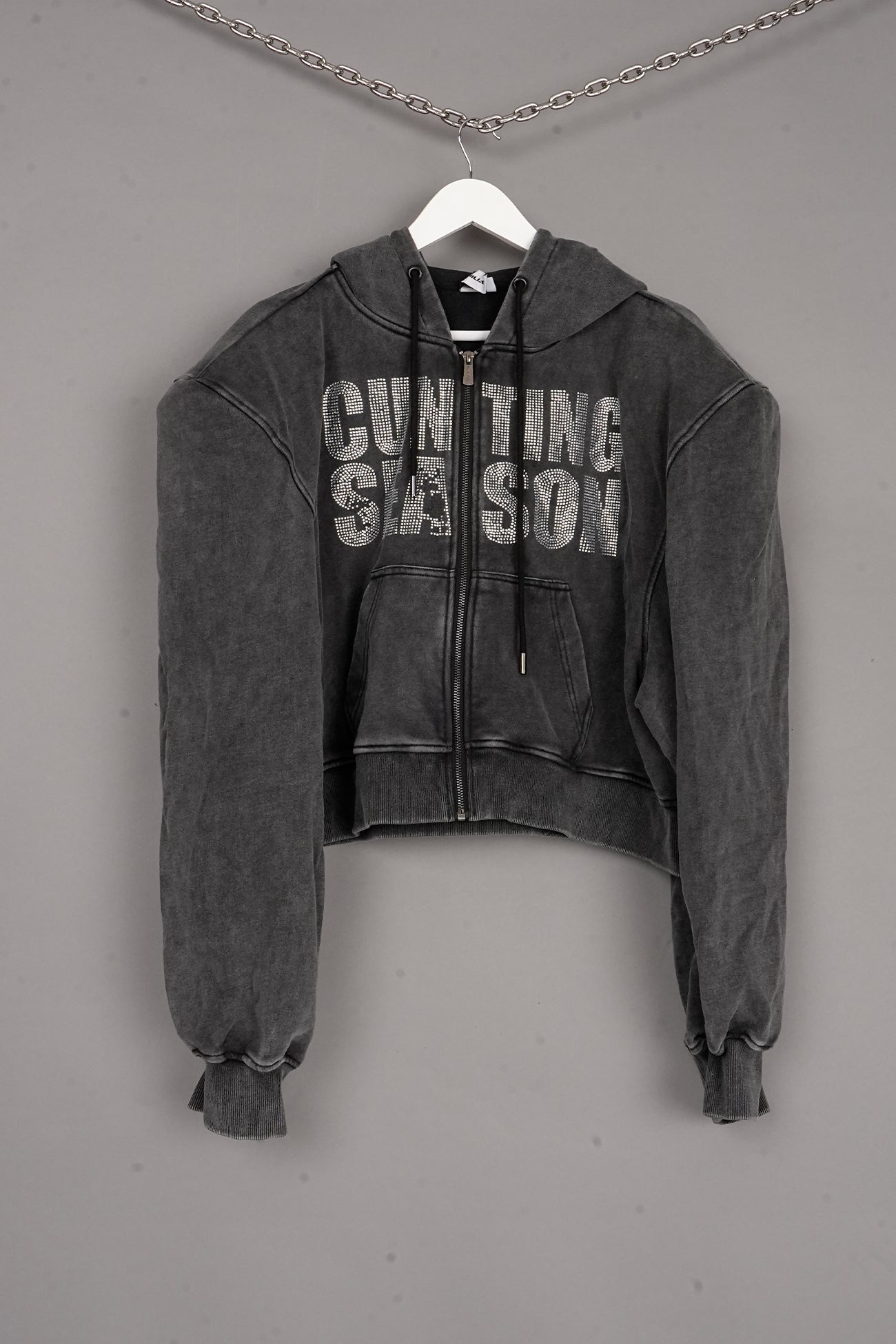 OVERSIZED CUNTING SWEAT JACKET