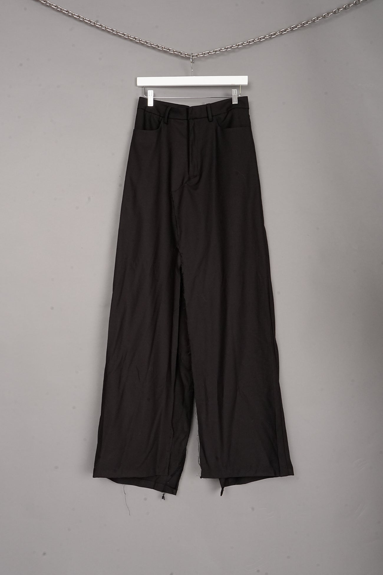 DECONSTRUCTED PANT LEG SKIRT