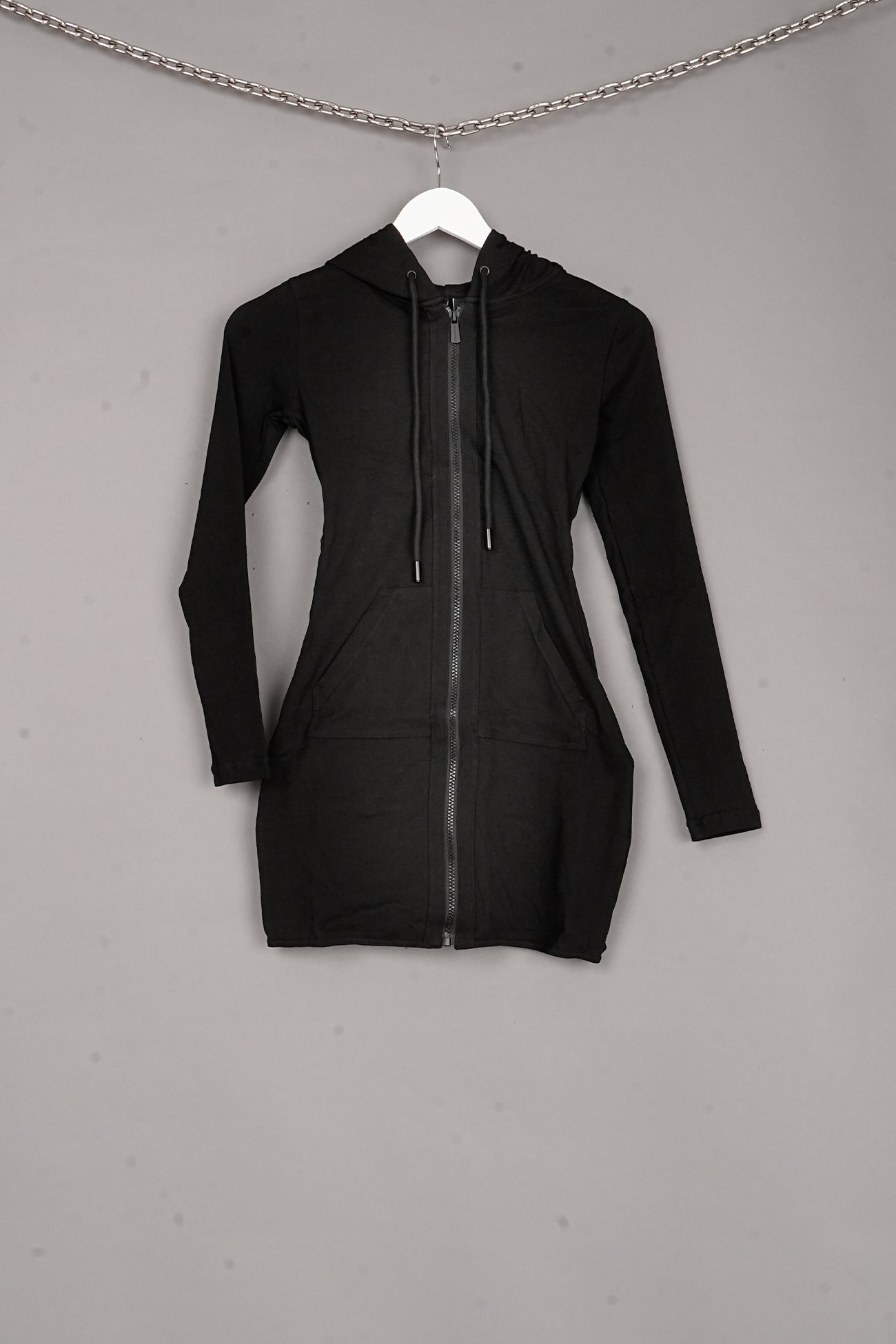 Totally Hooded Mini Dress x