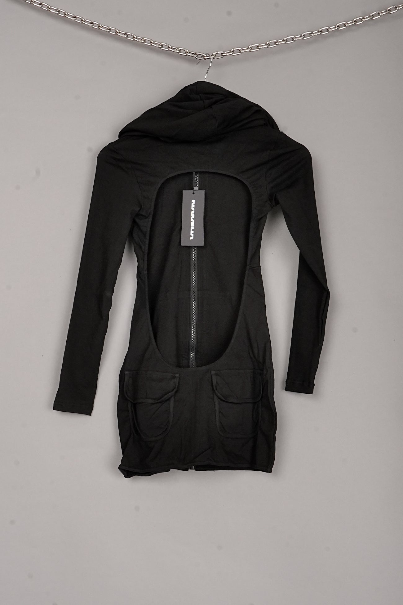 Totally Hooded Mini Dress x