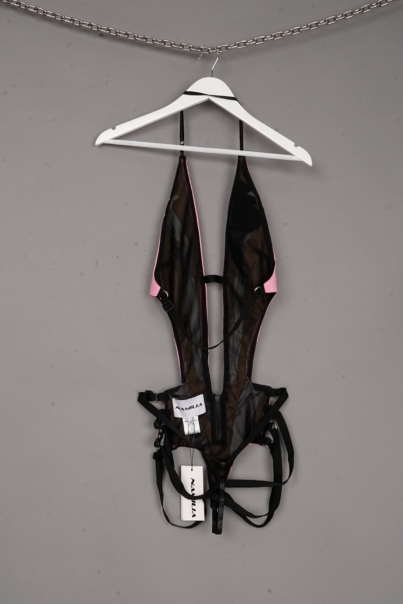 Racing Backless Body Pink X
