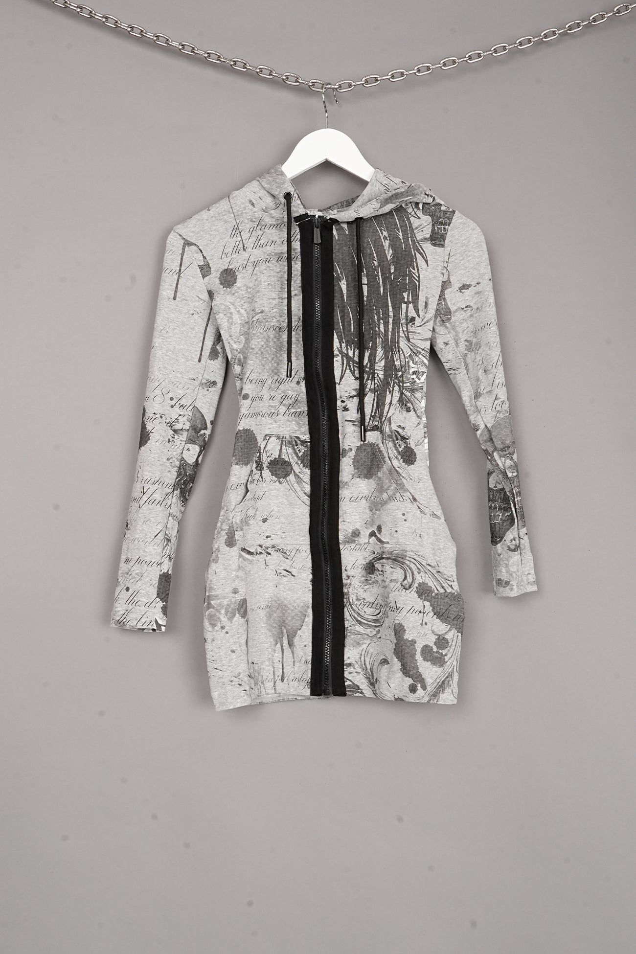 Totally Hooded Mini Dress x
