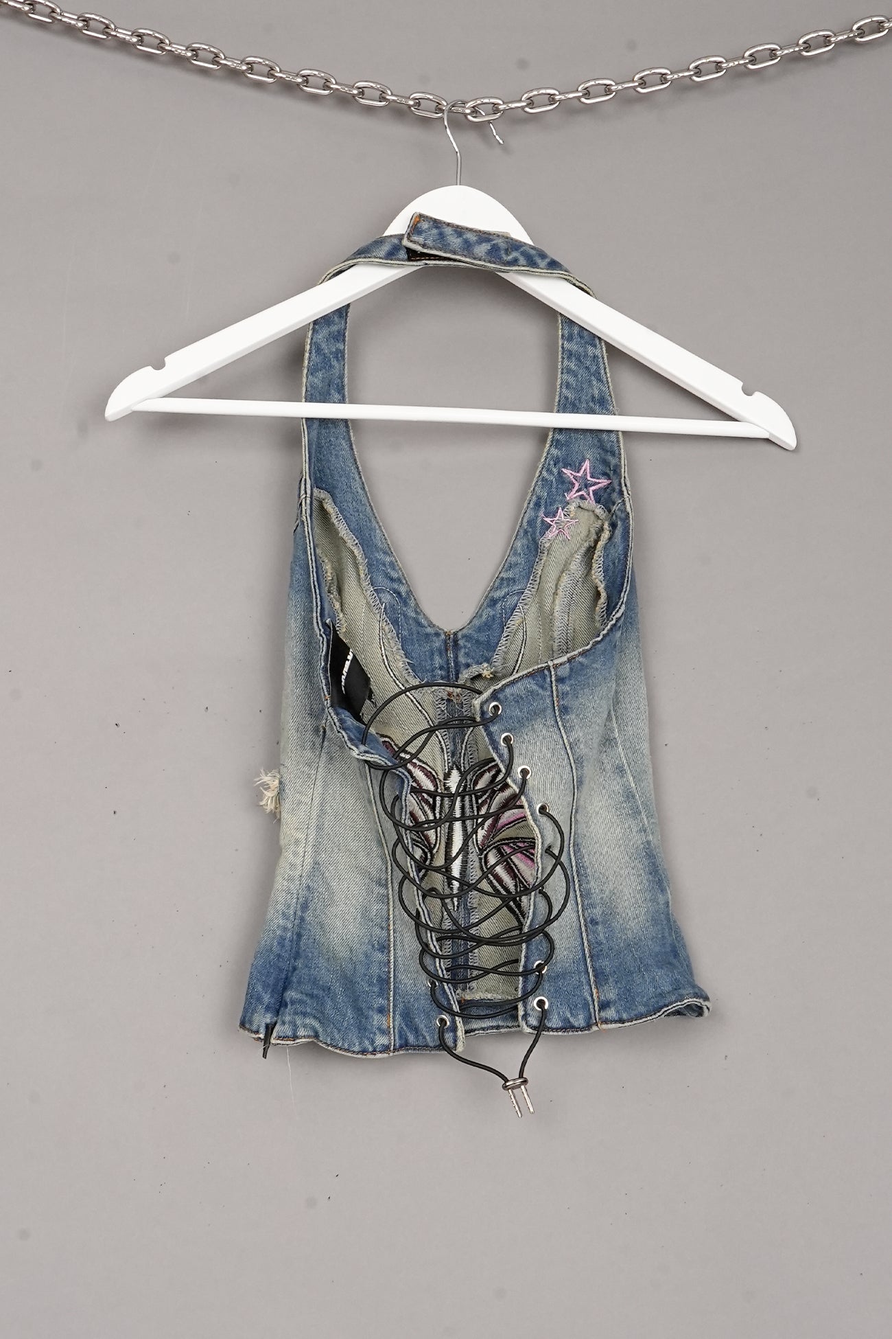 Denim Neckholder Top X
