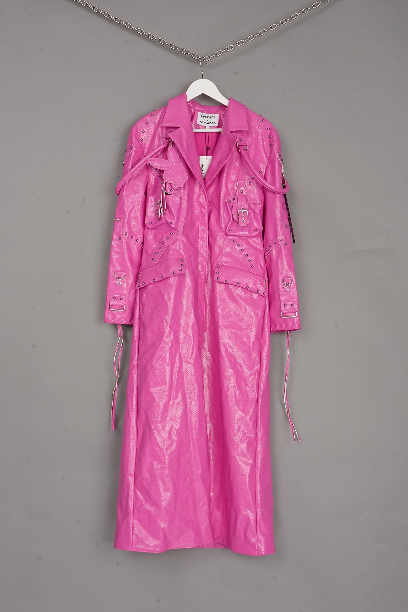 Deconstructed Handbag Coat PINK X