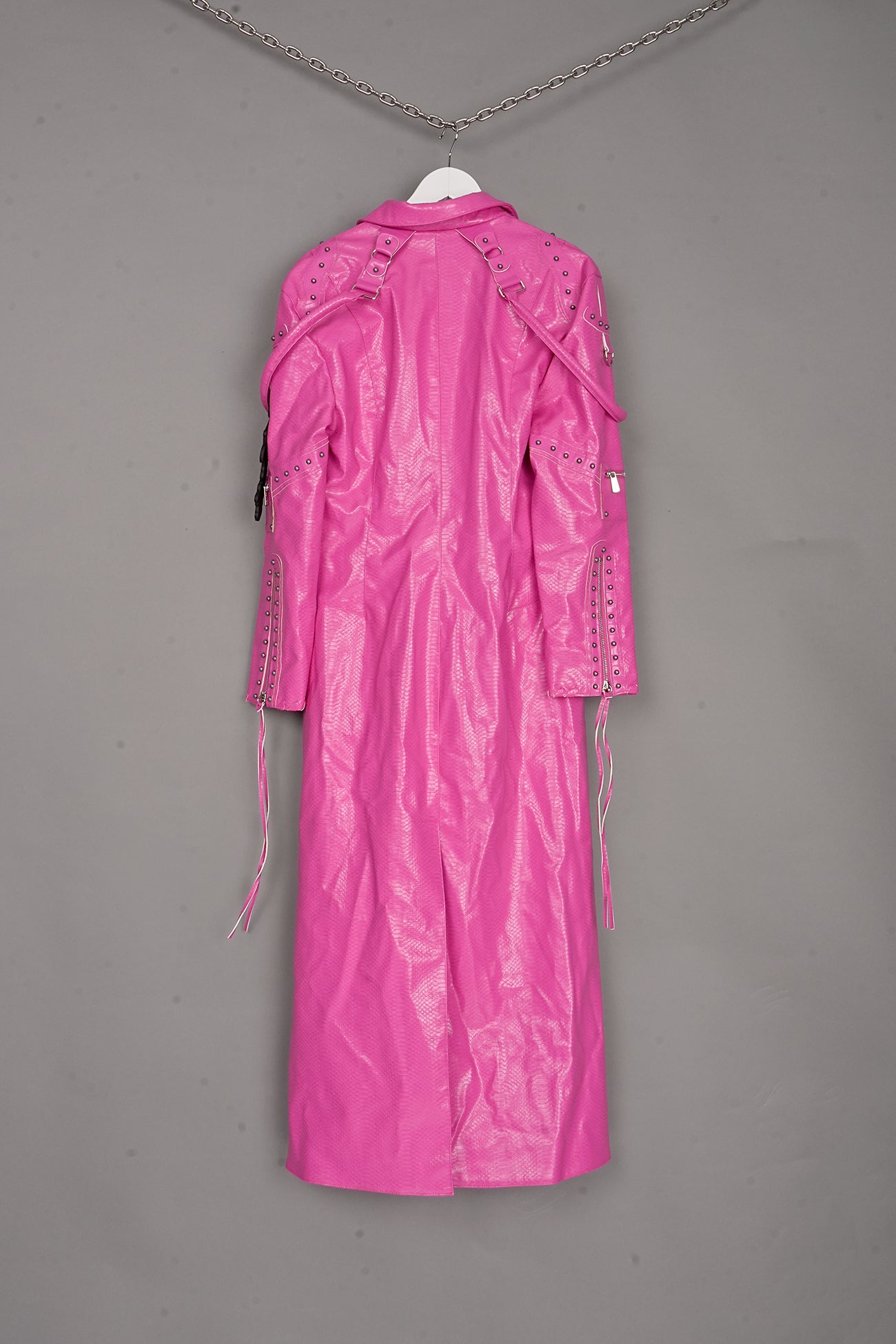 Deconstructed Handbag Coat PINK X