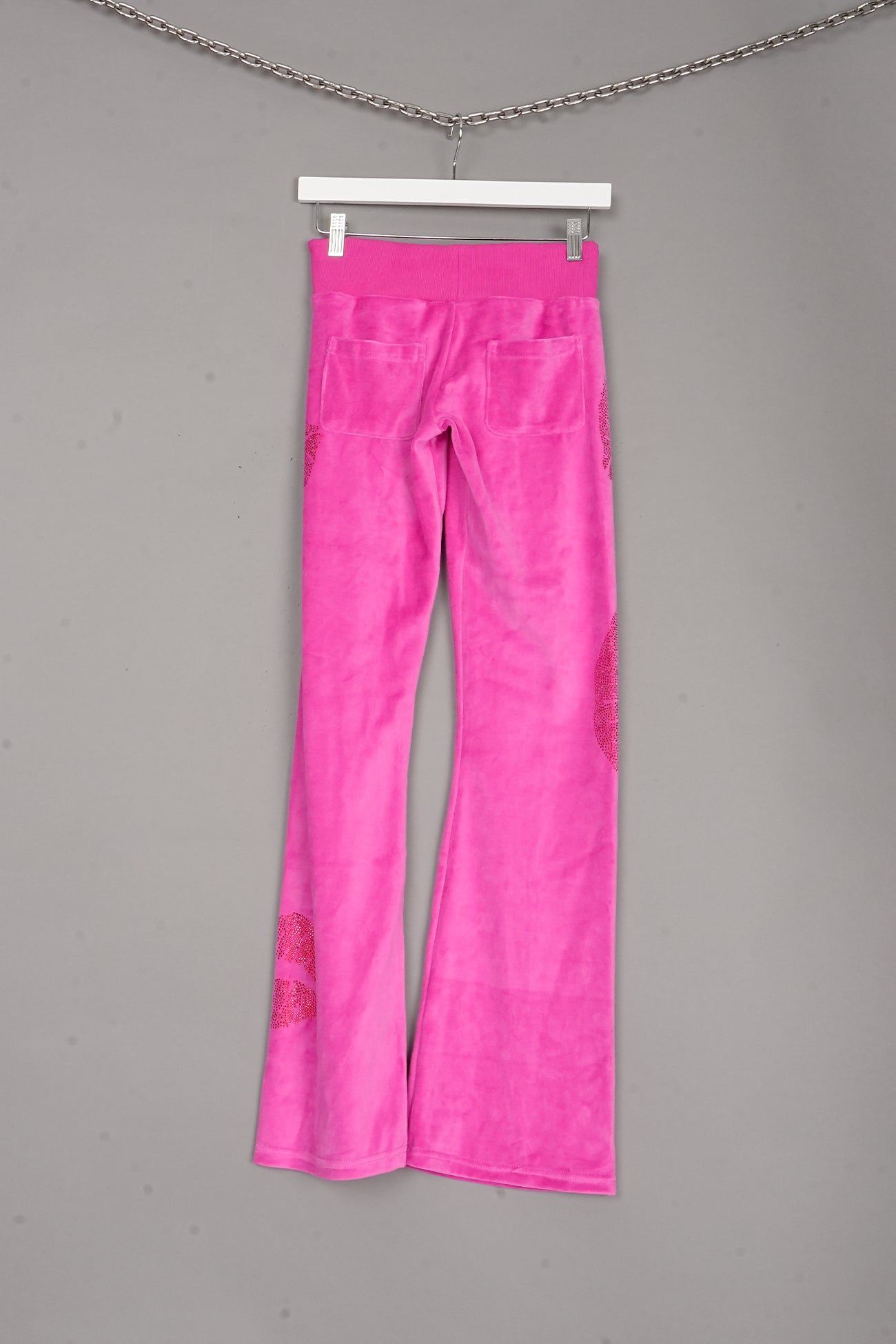 J'adore Velour Flare Pants PINK X