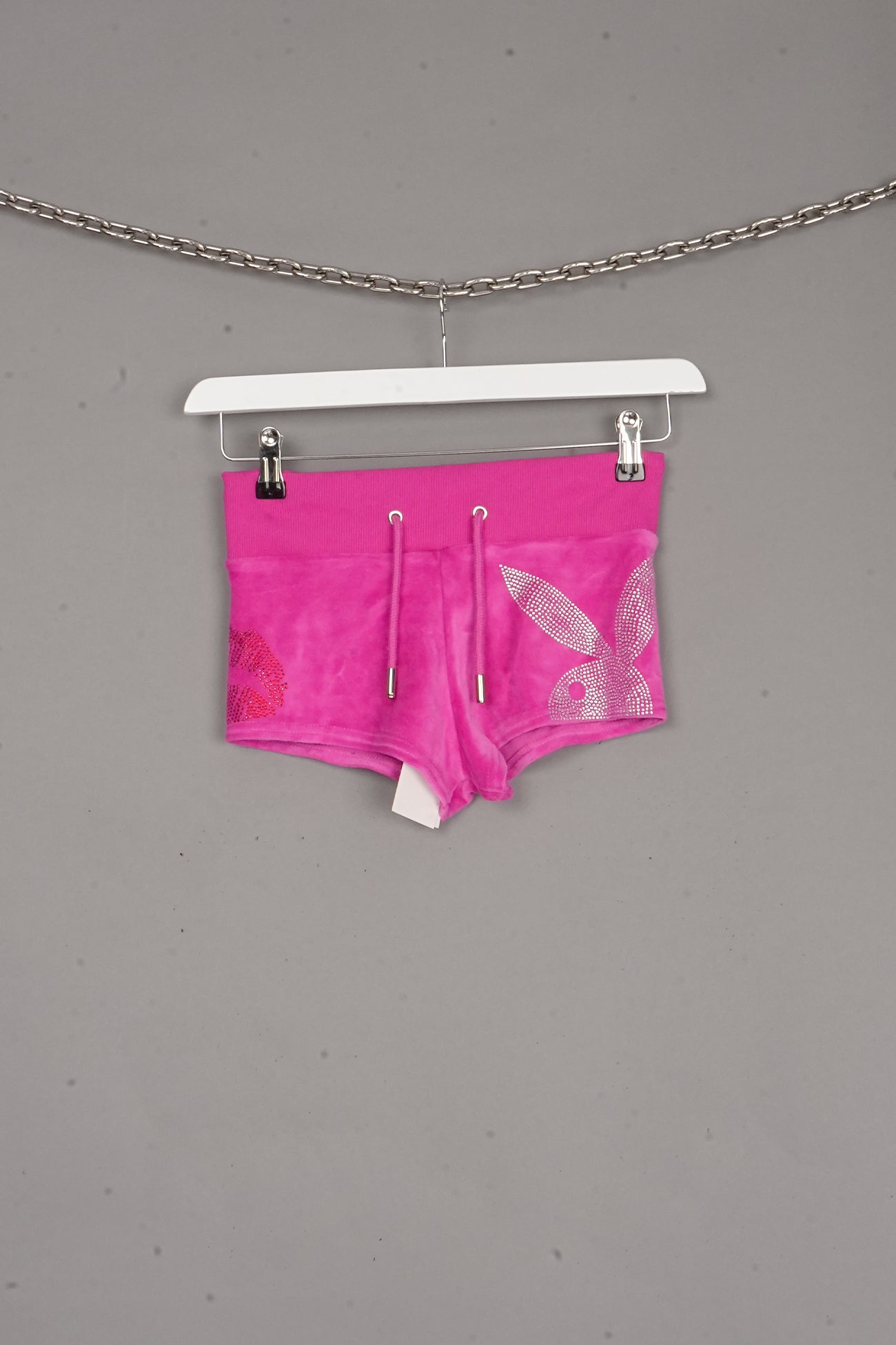Bunny Velour Hot Pants PINK X