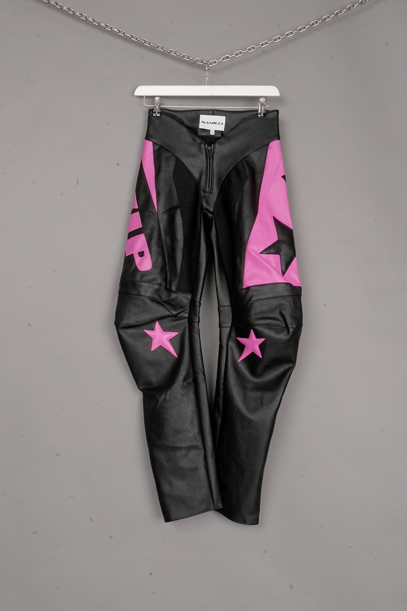 FAME MOTO PANTS BLACK/PINK X