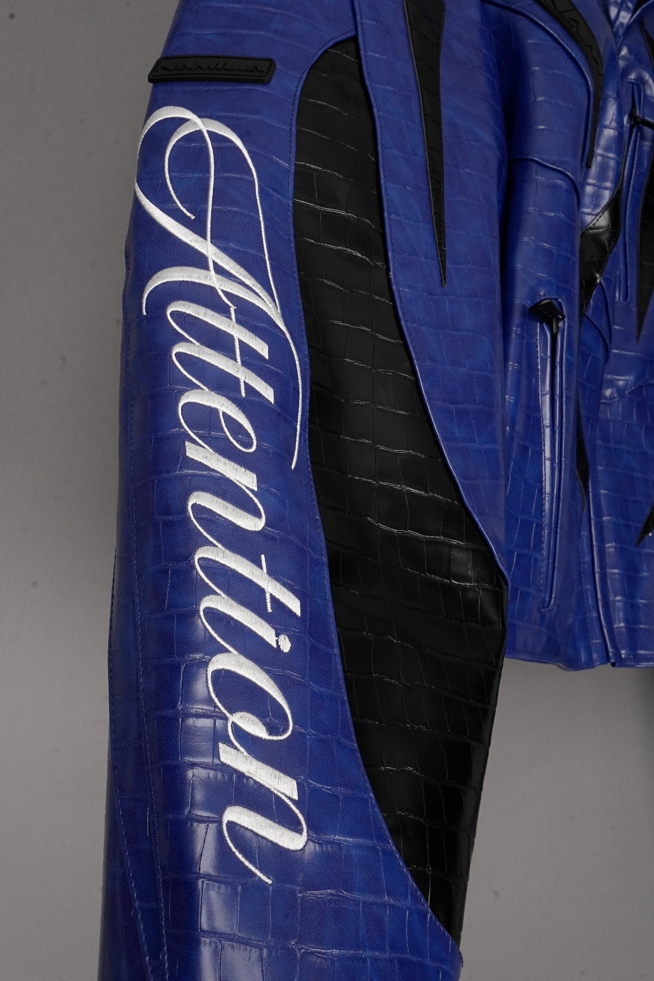 MOTO JACKET BLUE/BLACK - ONE-OFF