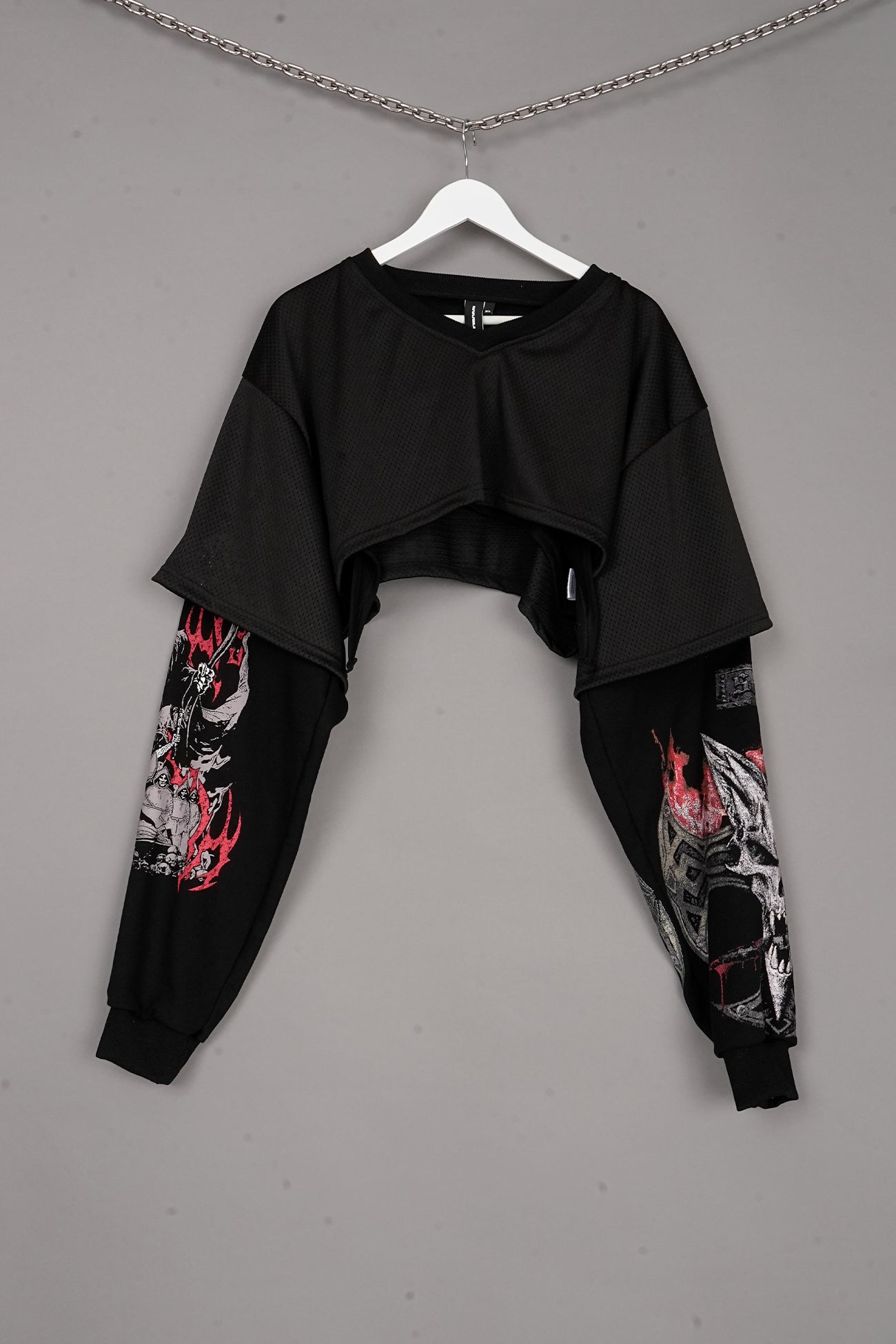 DOUBLE LAYER LONG SLEEVE TRICOT