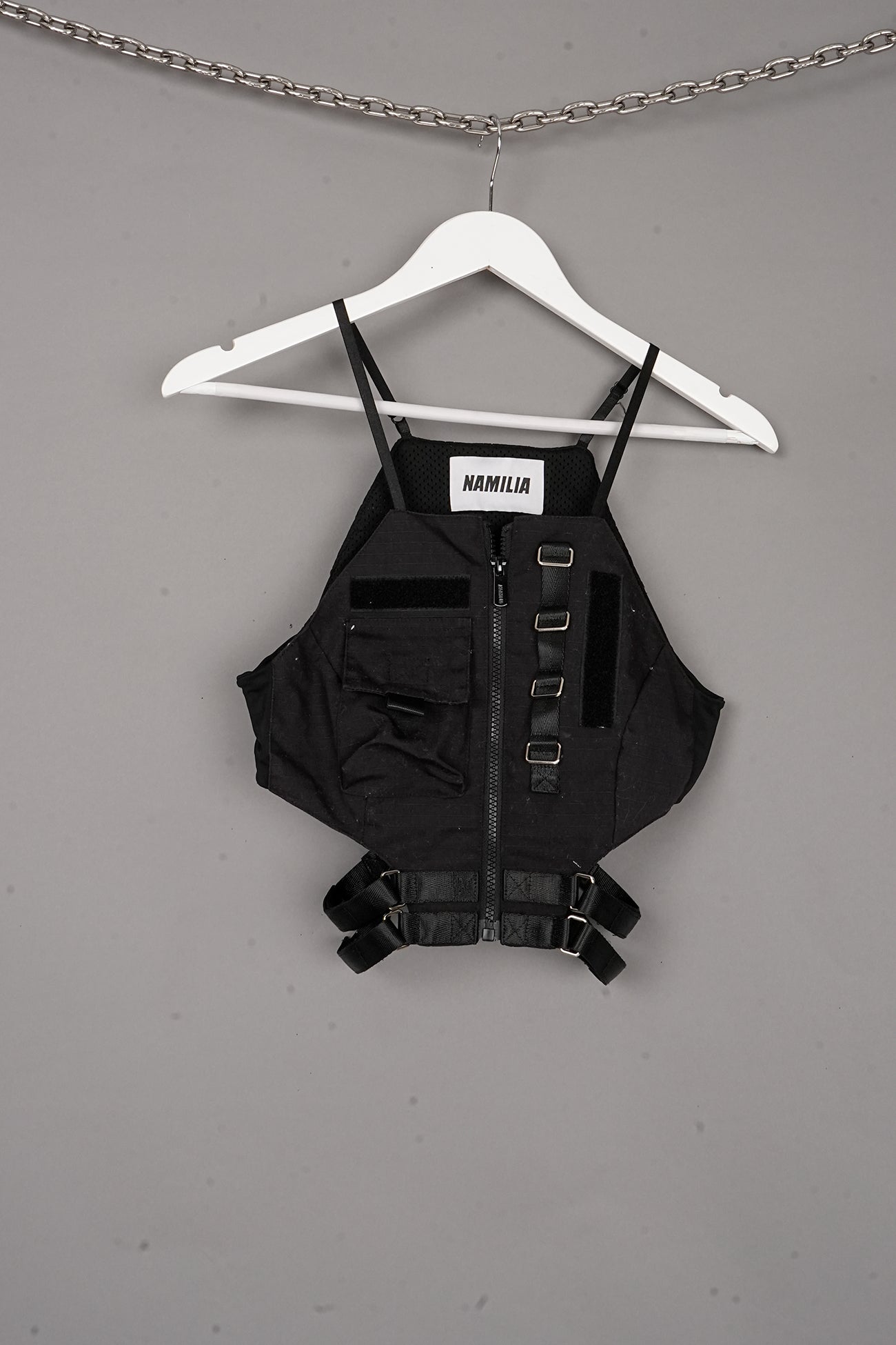 TACTICAL CROP TOP BLACK