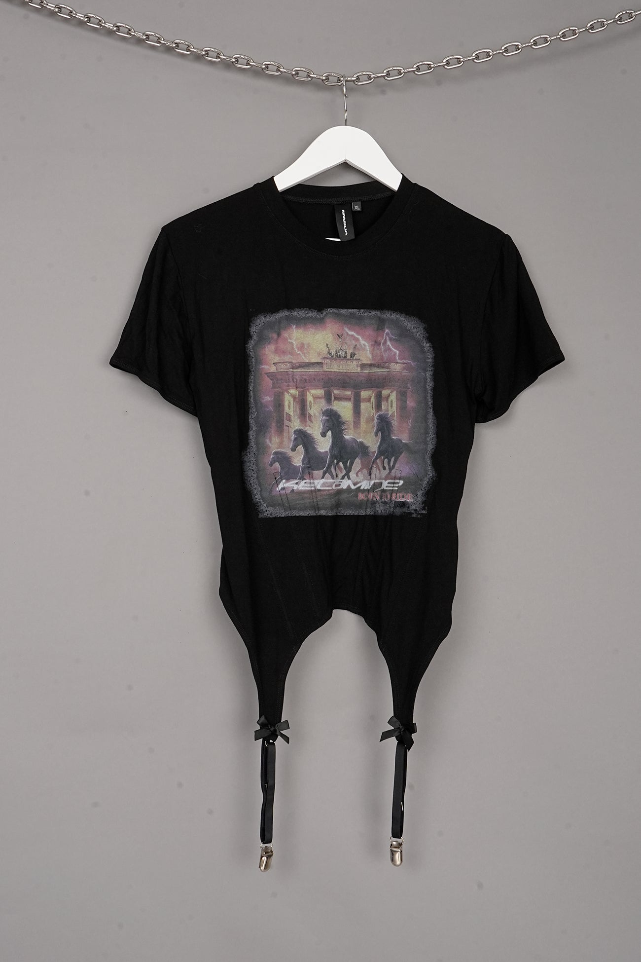 KETAMINE CORSET TOP BLACK