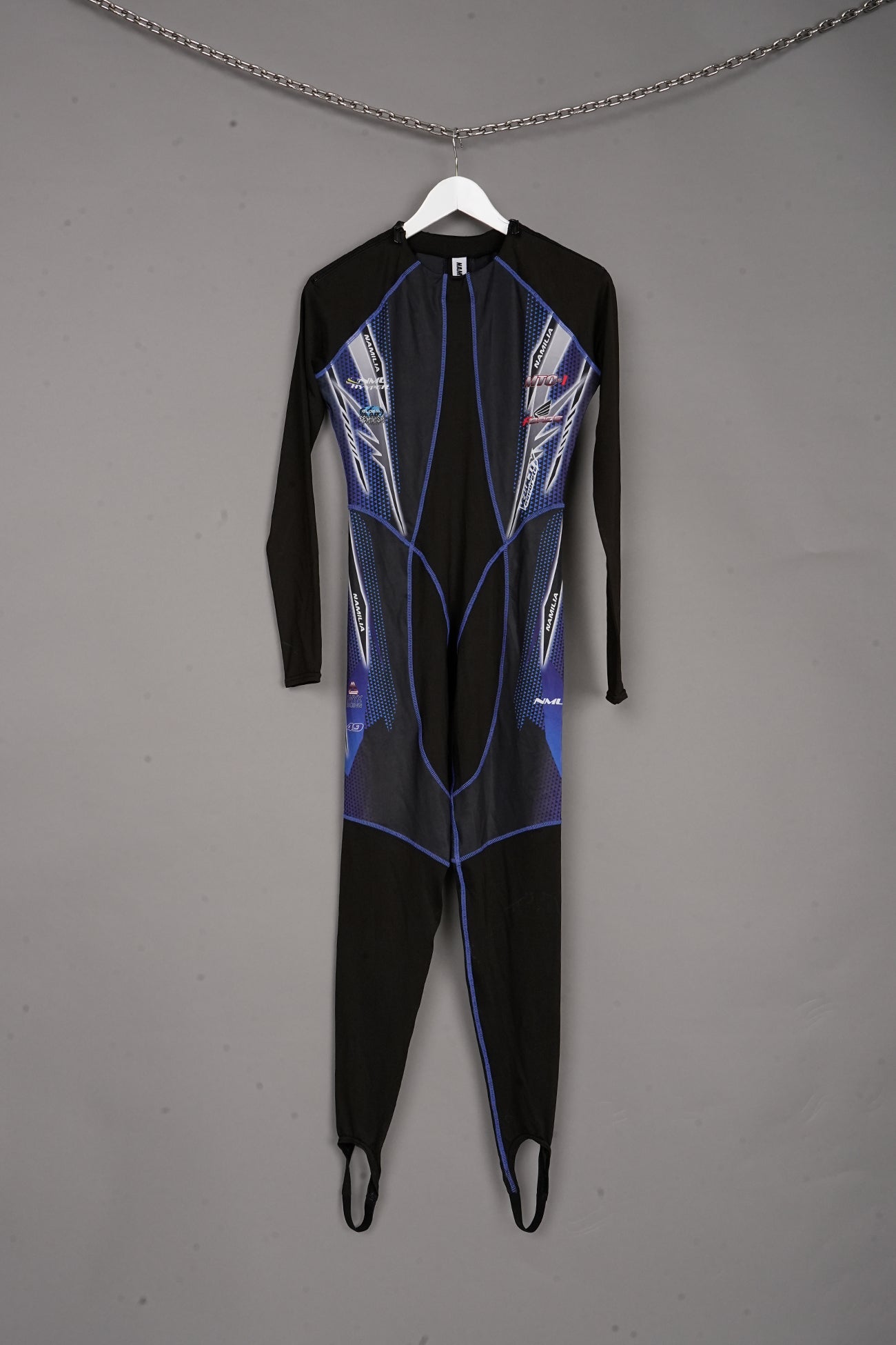 RACING BODYSUIT BLACK/BLUE