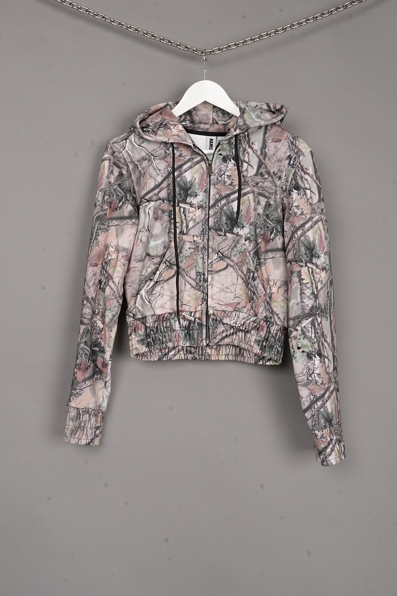 CAMO CROP SWEATJACKET