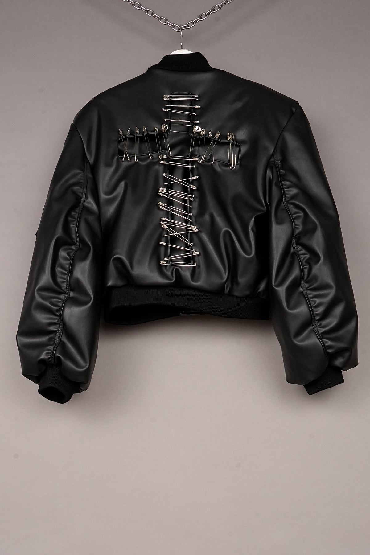 CROSS BOMBER JACKET - ONE OFF