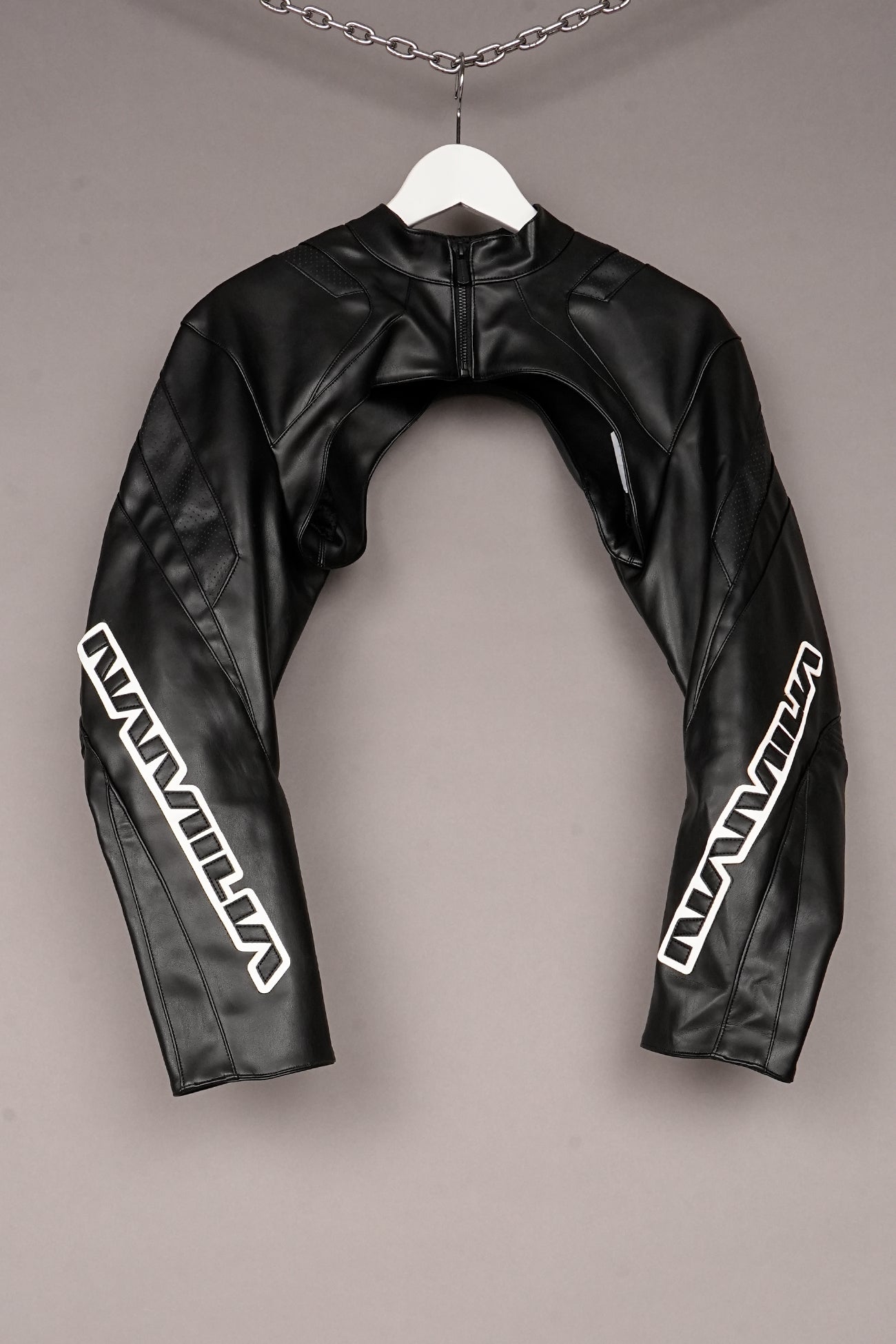 BLACK MOTO BOLERO JACKET