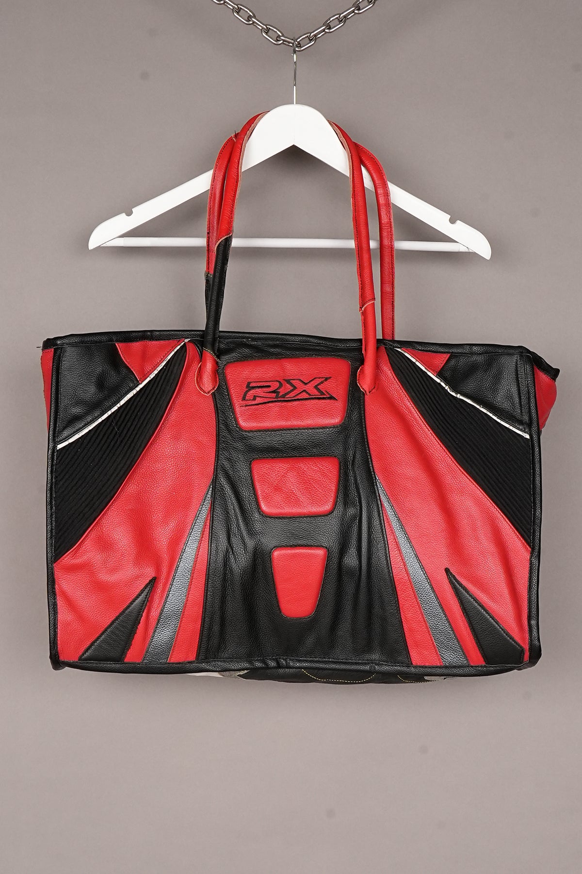 UPCYCLED MOTOCROSS SHOPPER - GENUINE LEATHER - ONE OFF
