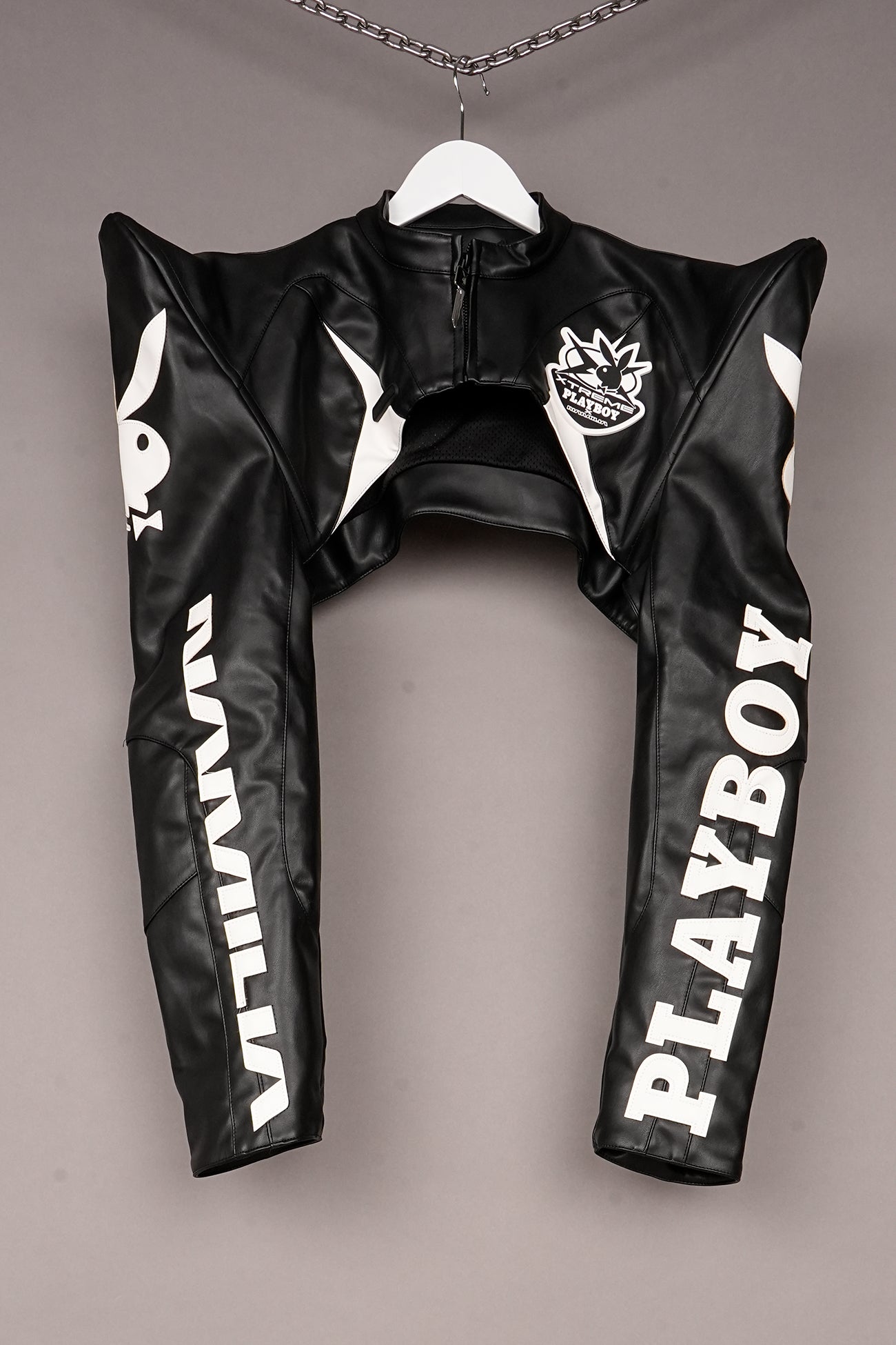 BLACK PLAYBOY SPIKE BOLERO JACKET
