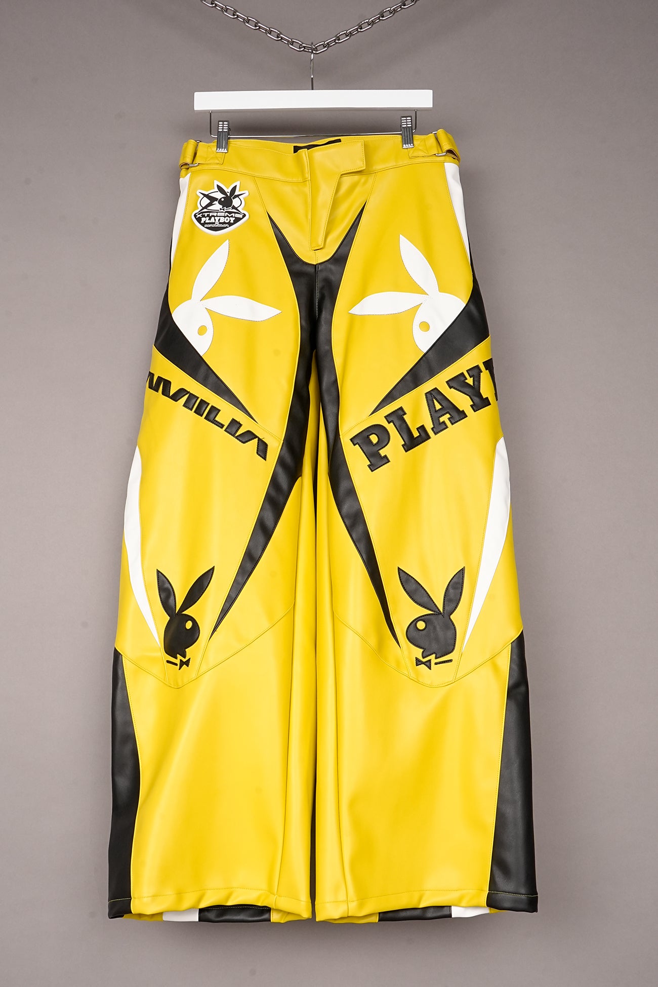 YELLOW PLAYBOY MOTO PANTS - ONE OFF