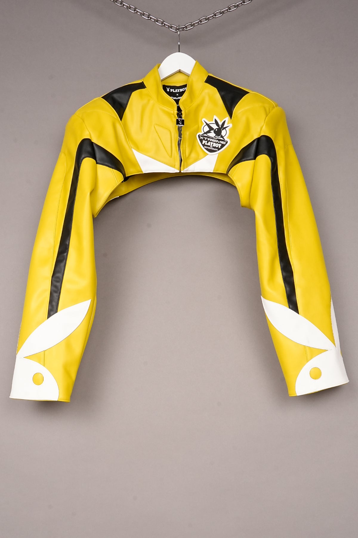 YELLOW PLAYBOY MOTO BOLERO - ONE OFF