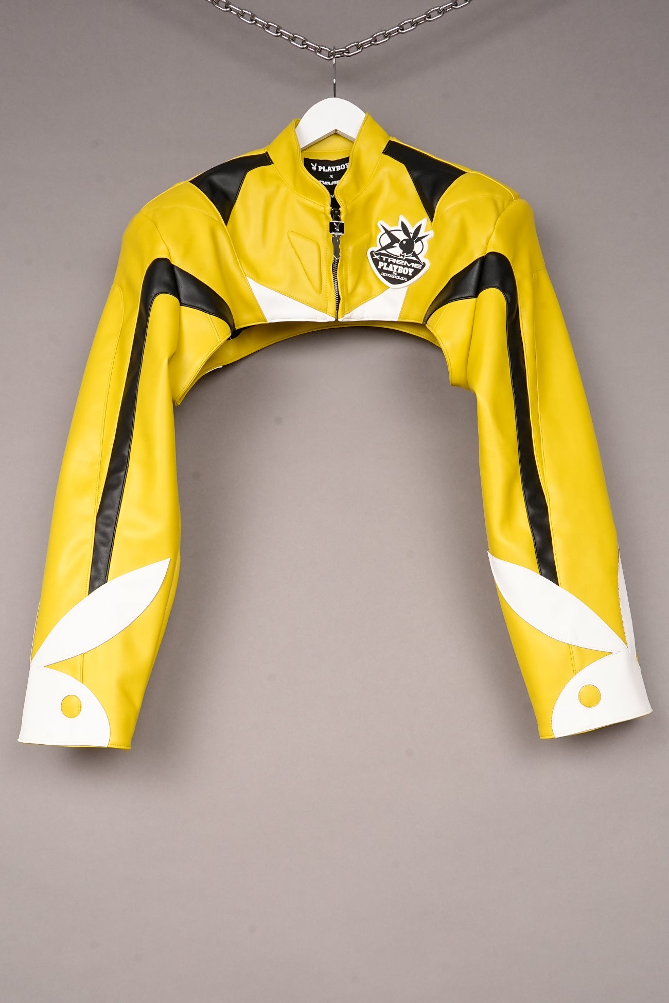 YELLOW PLAYBOY MOTO BOLERO - ONE OFF