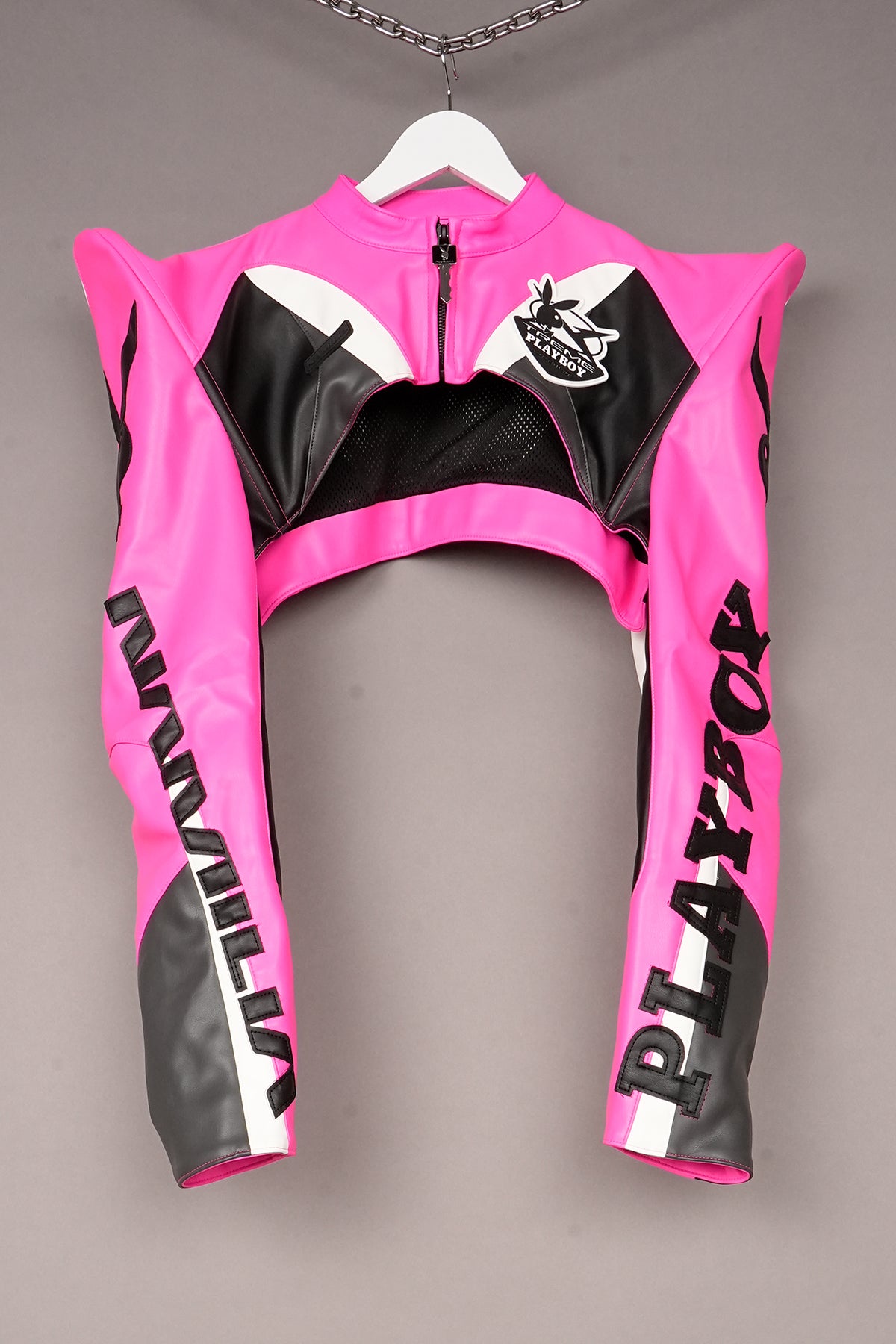 PINK PLAYBOY SPIKE BOLERO JACKEY - ONE OFF