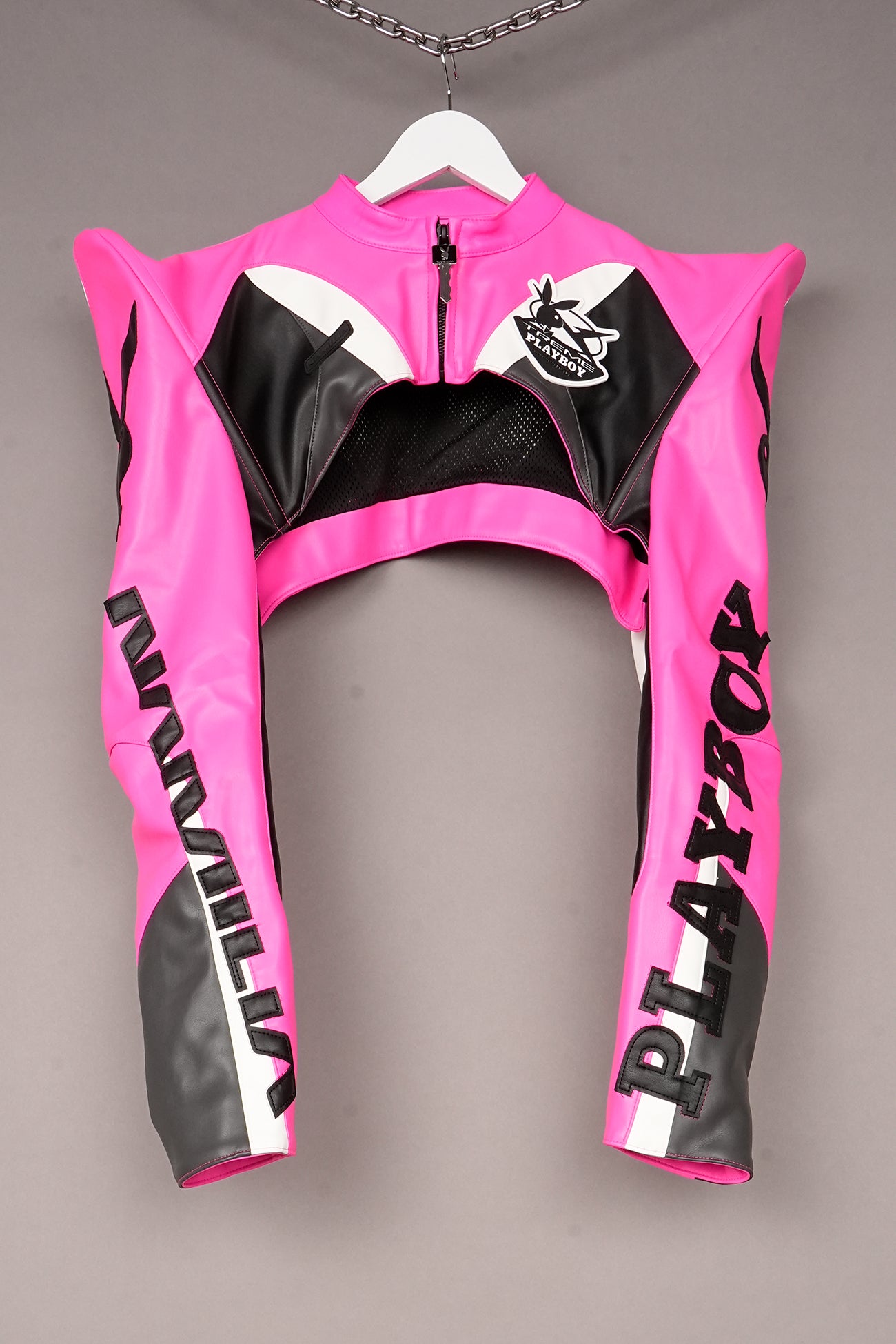 PINK PLAYBOY SPIKE BOLERO JACKEY - ONE OFF