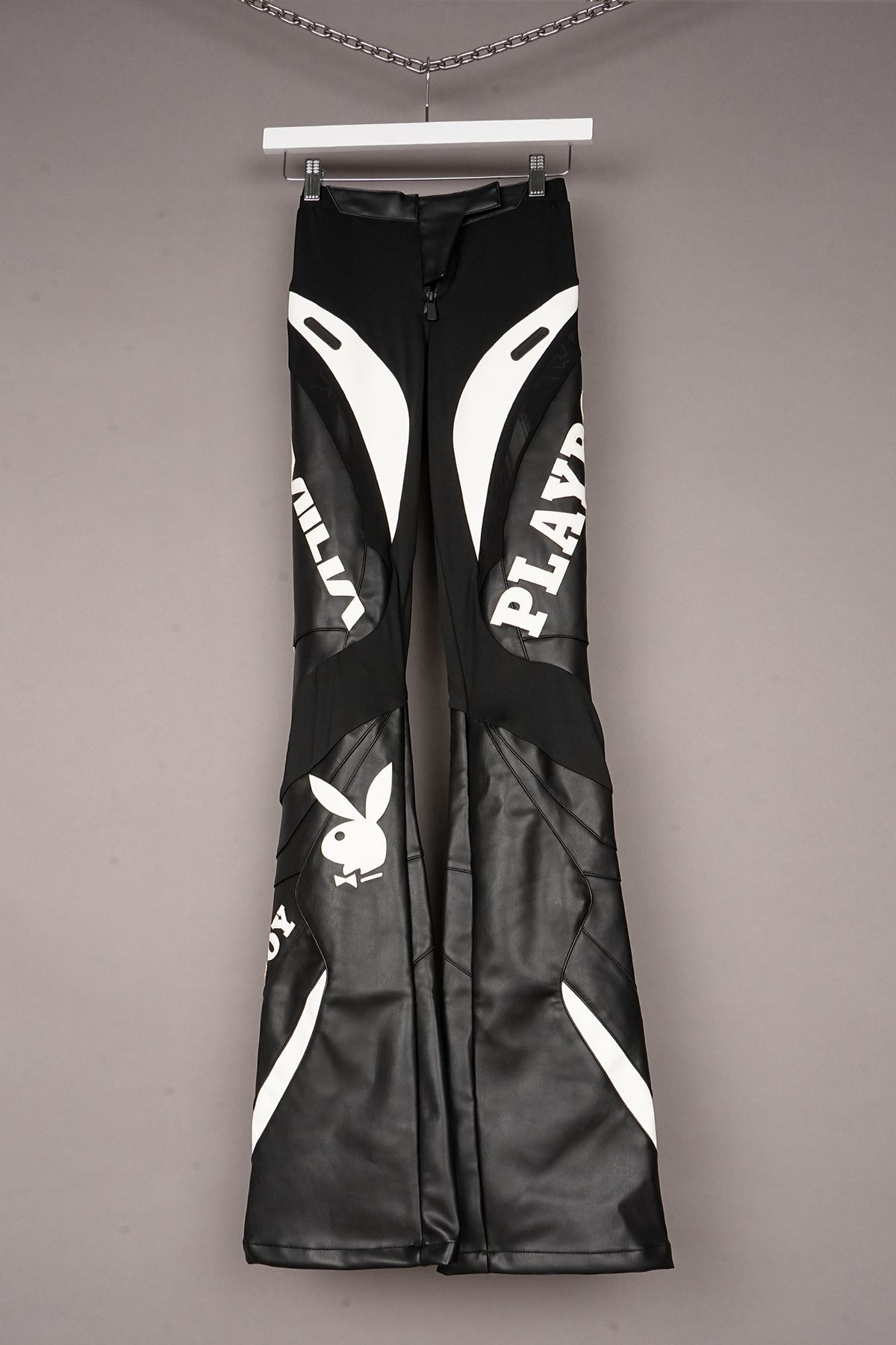 BLACK PLAYBOY MESH PANTS - ONE OFF