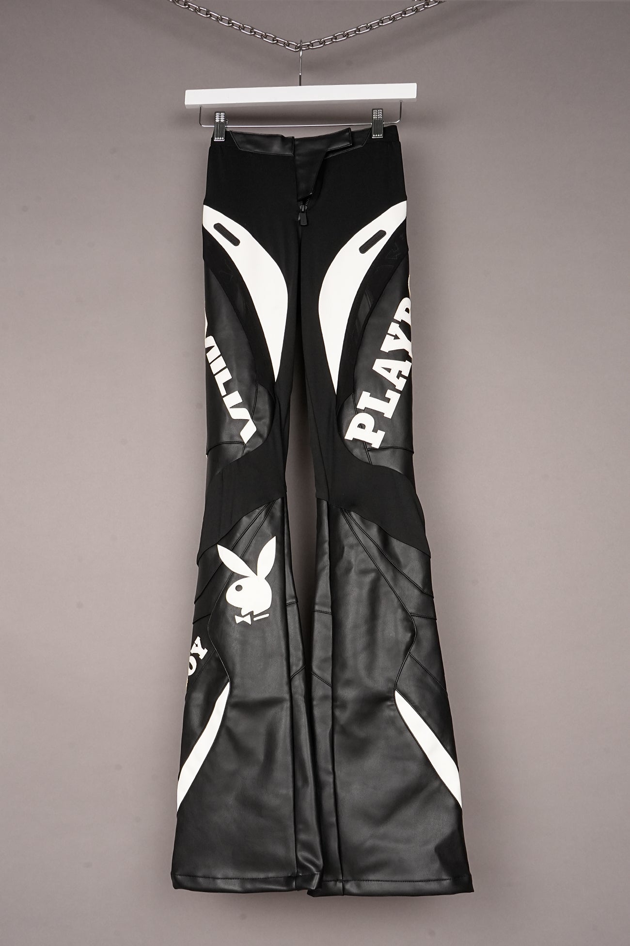 BLACK PLAYBOY MESH PANTS - ONE OFF