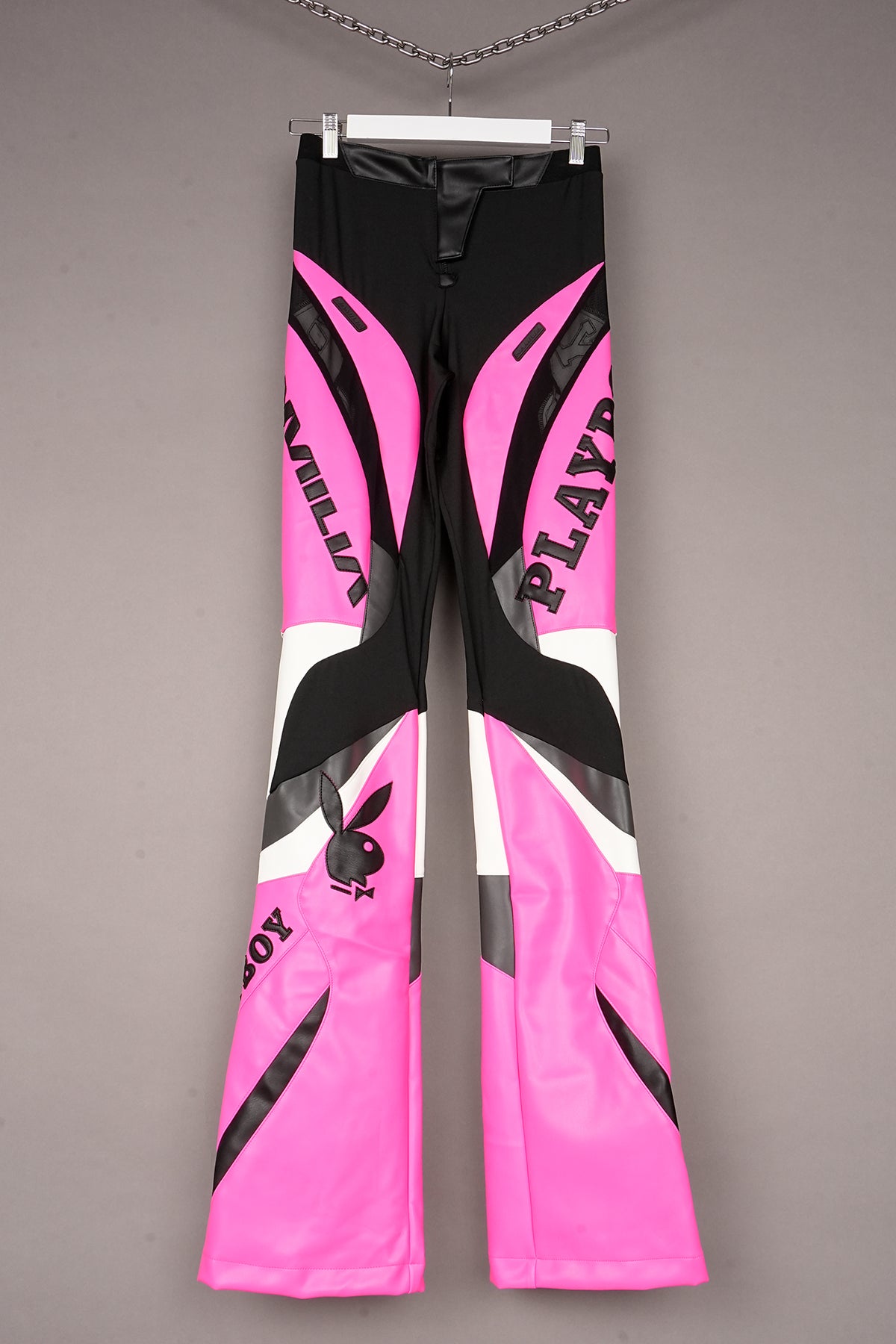 PINK PLAYBOY MESH PANTS - ONE OFF