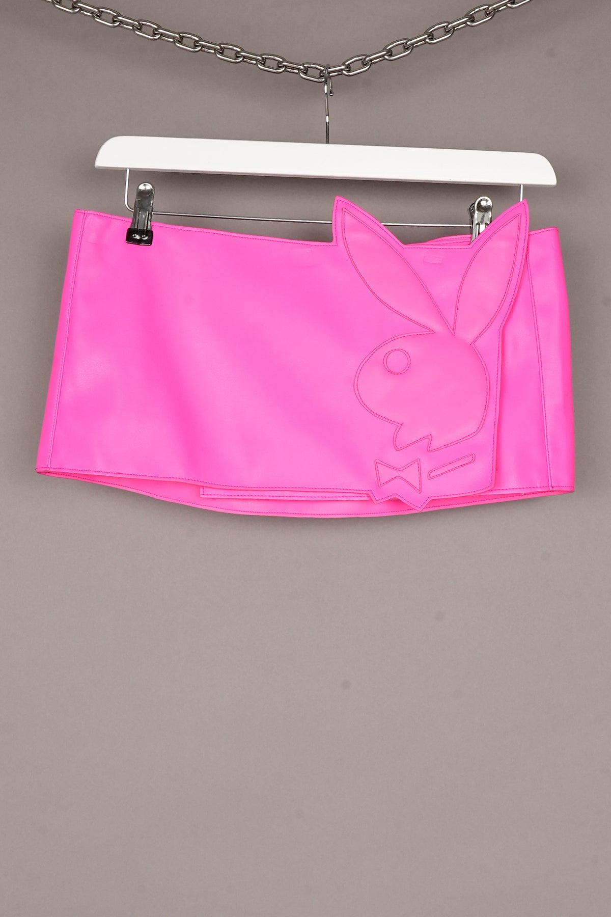 PINK PLAYBOY WRAP SKIRT - ONE OFF