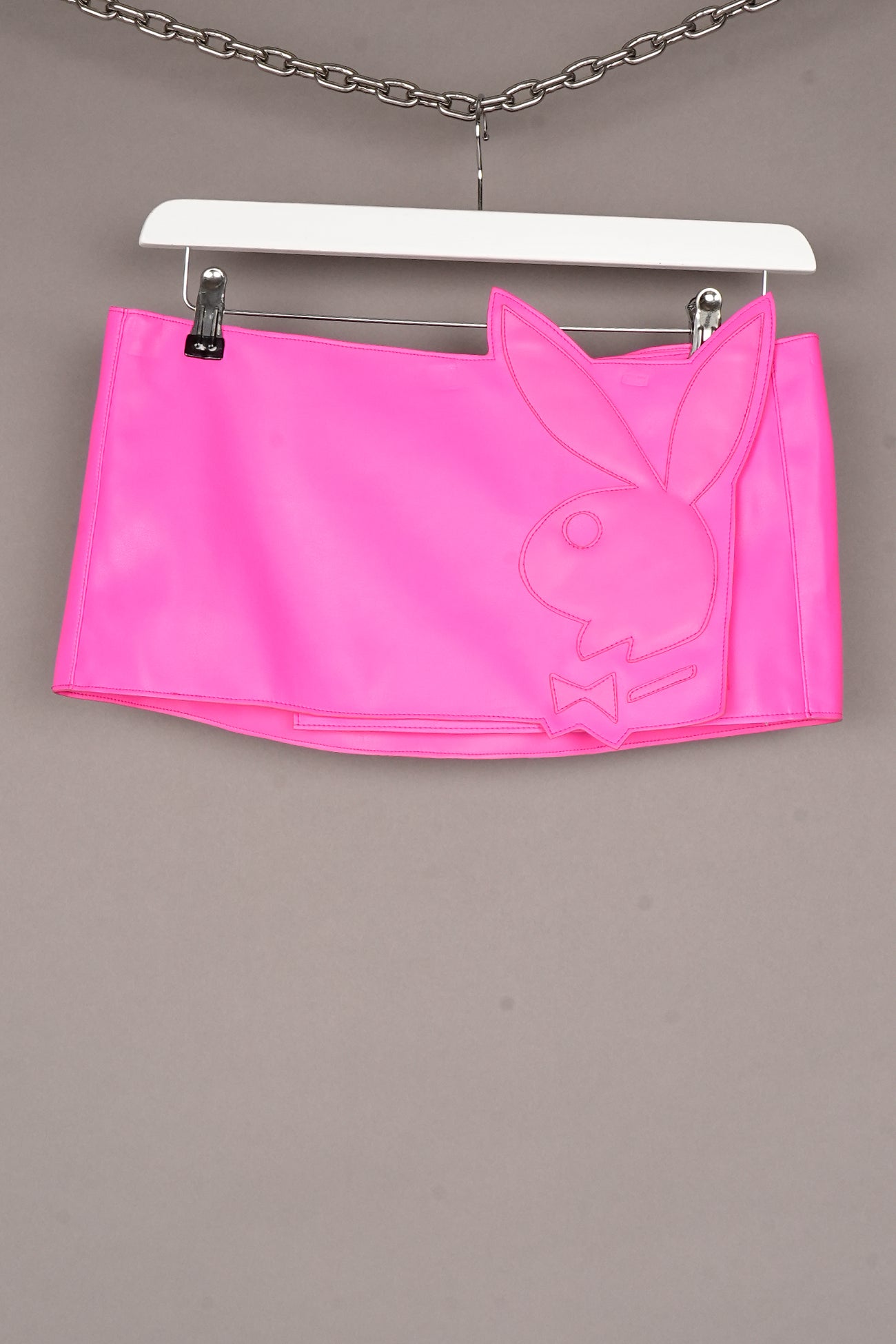 PINK PLAYBOY WRAP SKIRT - ONE OFF