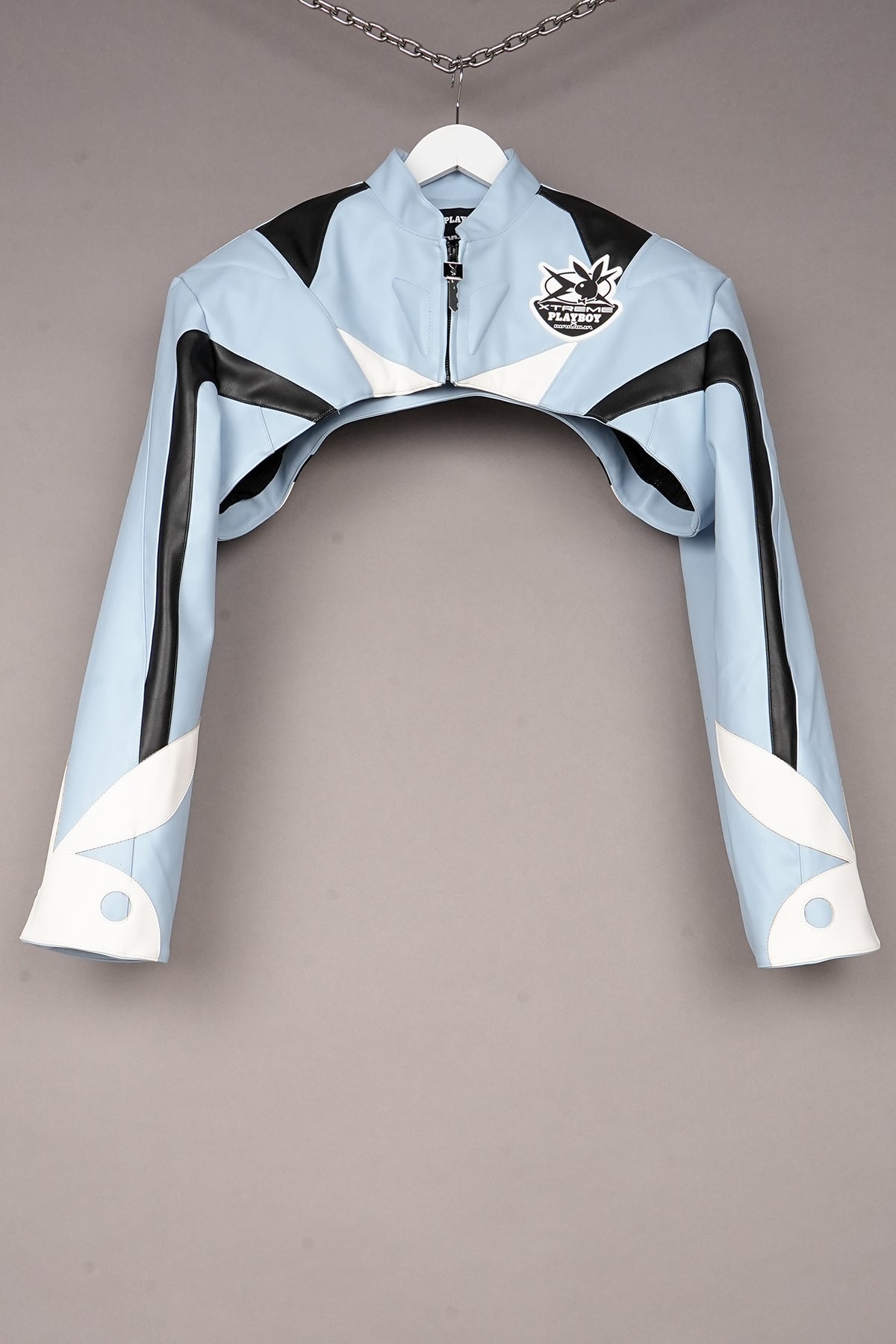 BLUE PLAYBOY BOLERO JACKET - ONE OFF